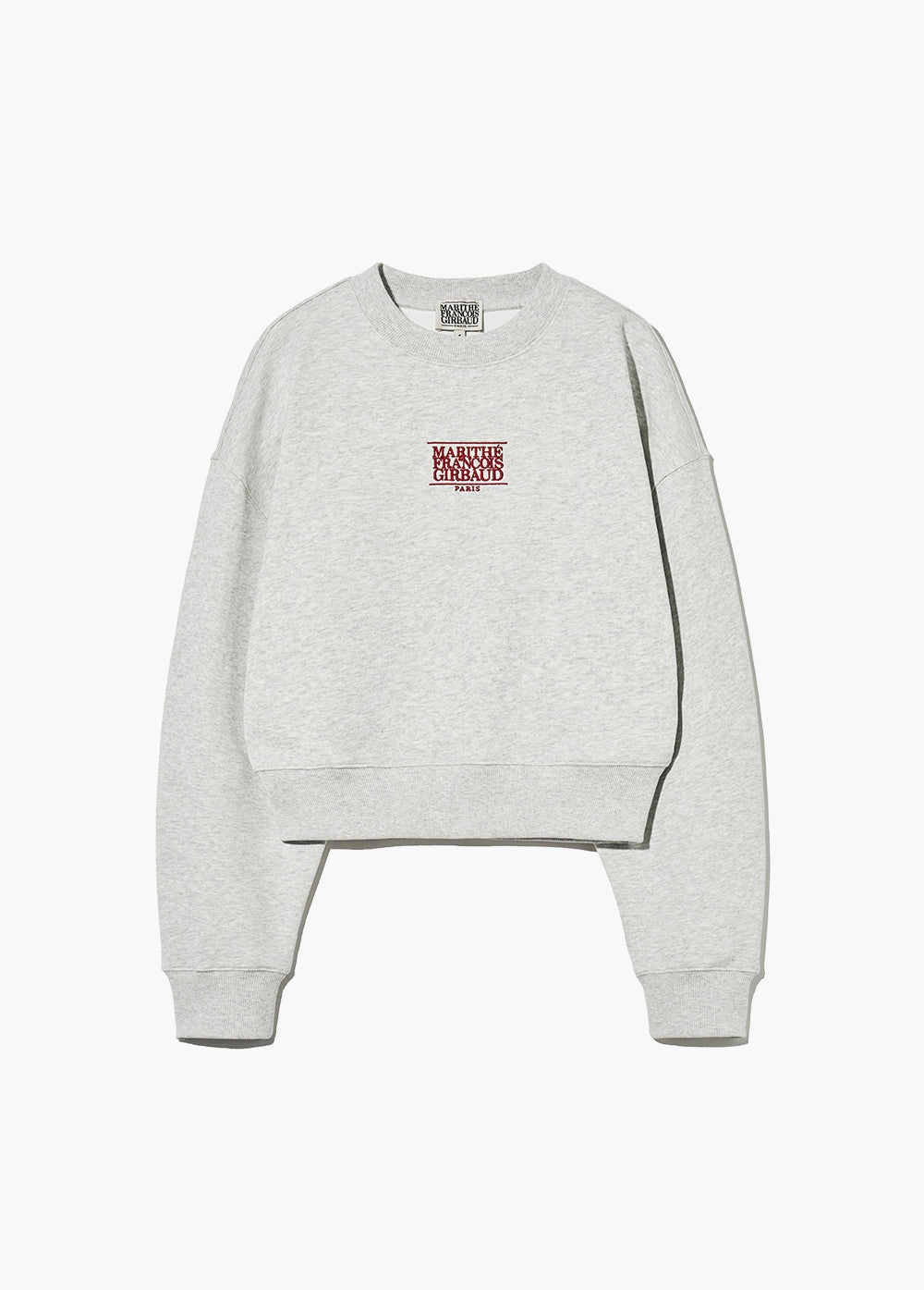 W SMALL CLASSIC LOGO CROP SWEATSHIRT