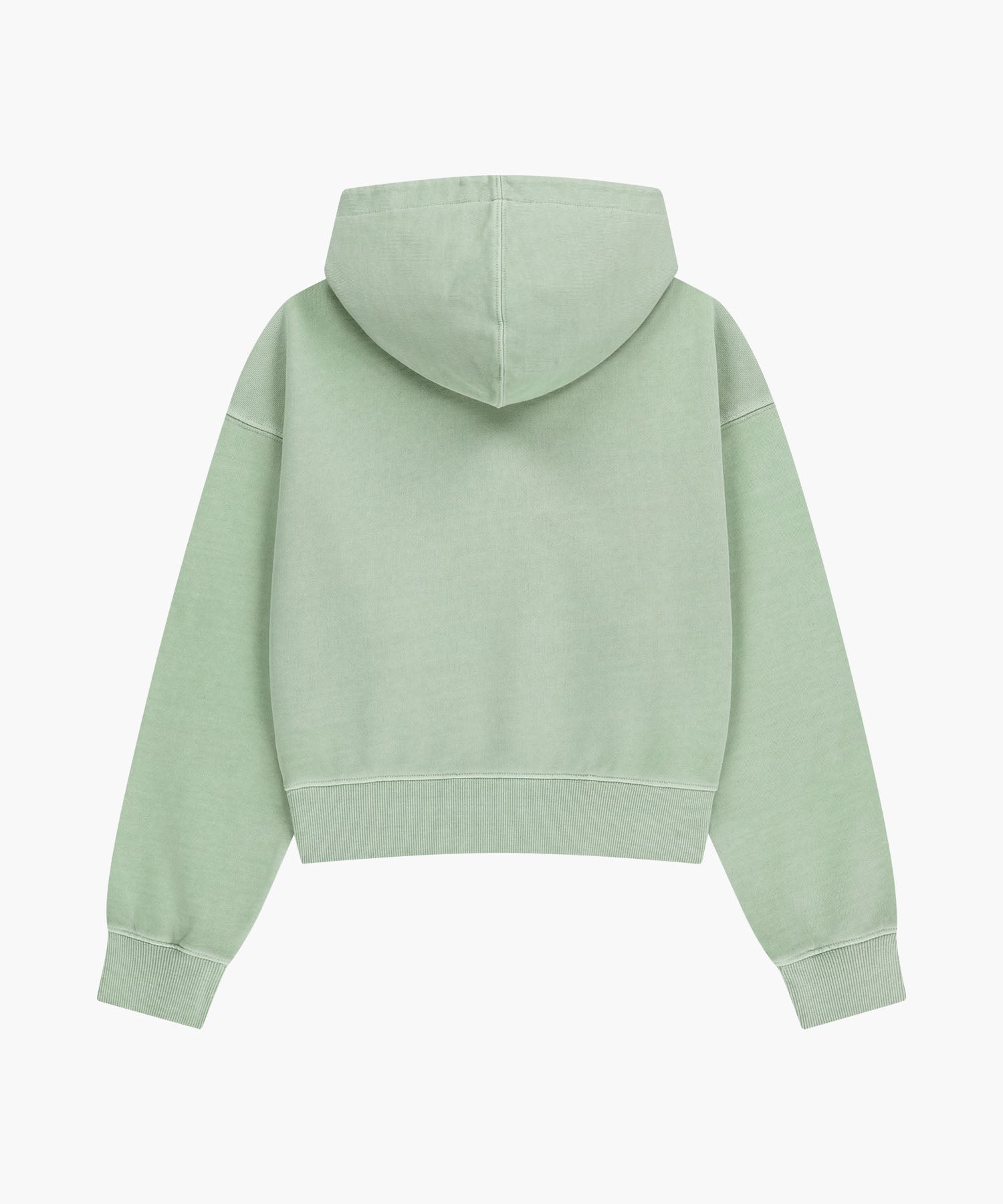 W SHADOW CLASSIC LOGO DYEING CROP HOODIE