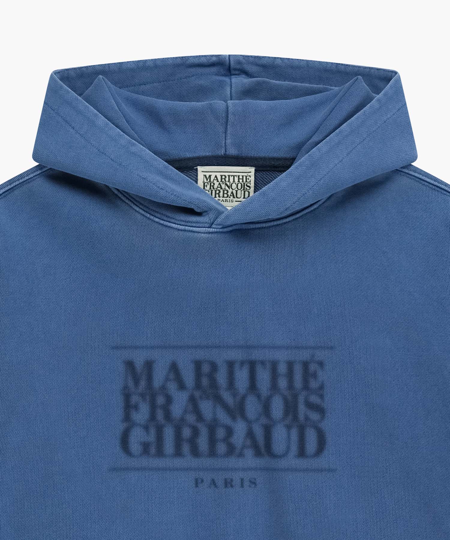 W SHADOW CLASSIC LOGO DYEING CROP HOODIE