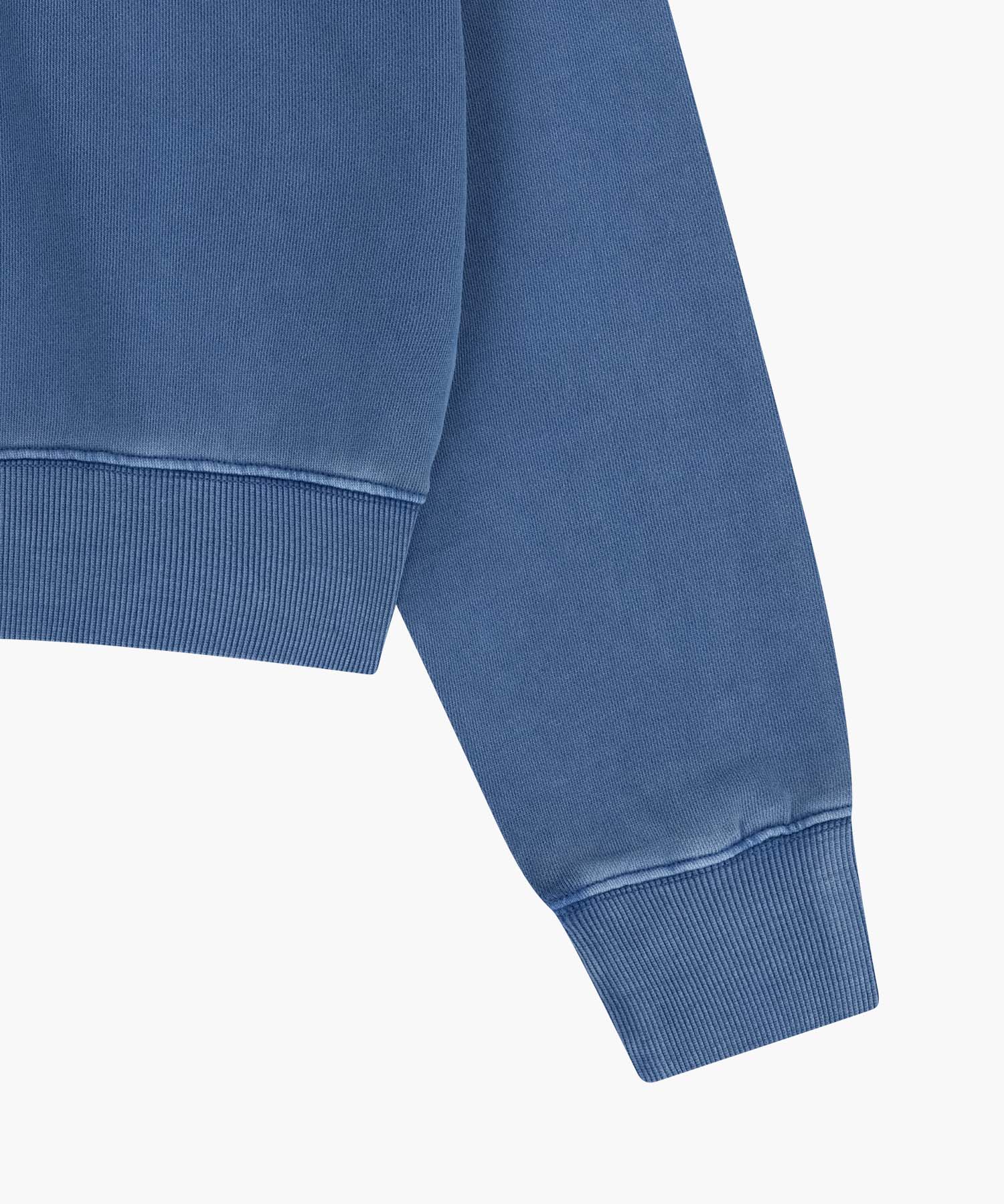 W SHADOW CLASSIC LOGO DYEING CROP HOODIE