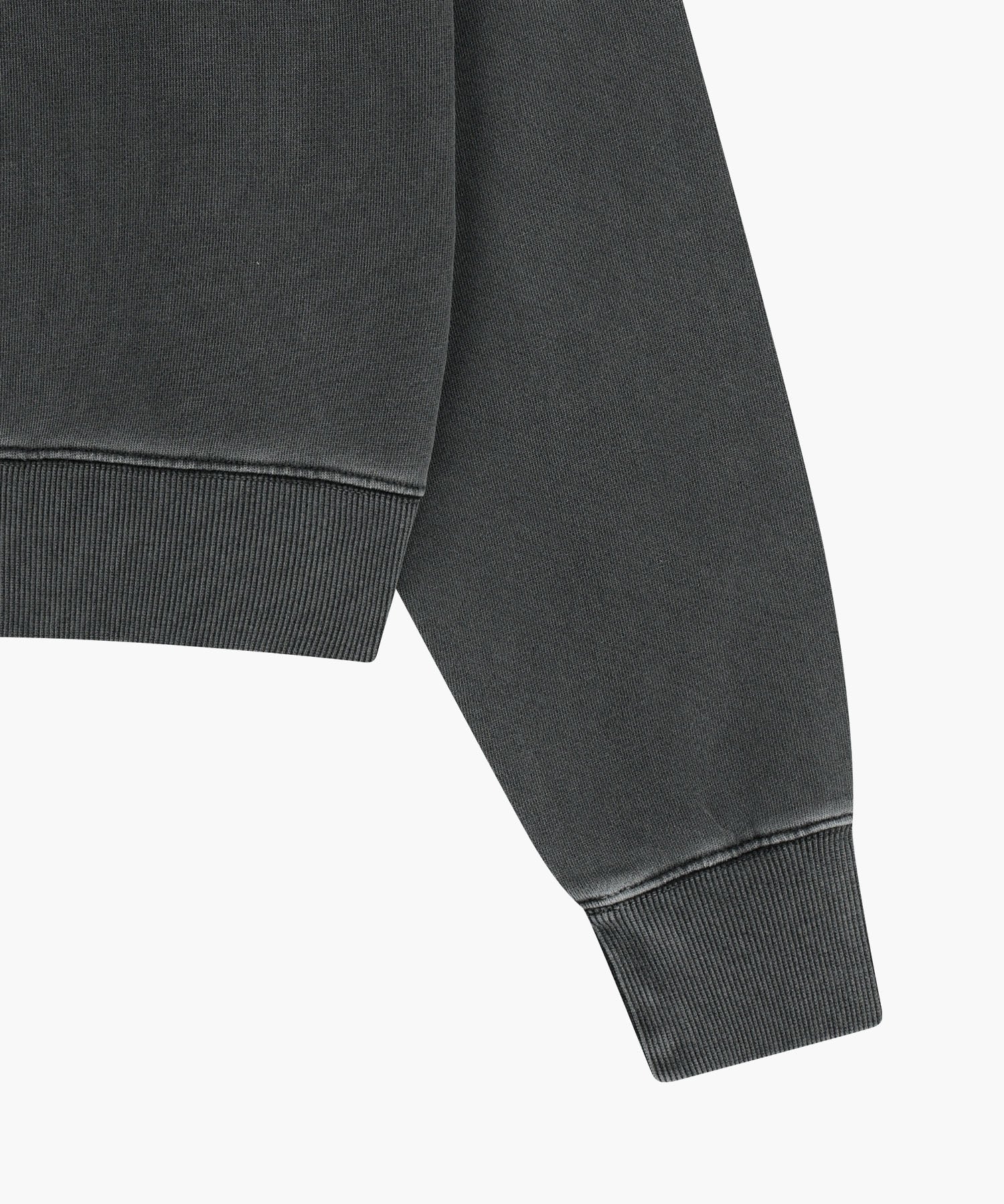W SHADOW CLASSIC LOGO DYEING CROP HOODIE