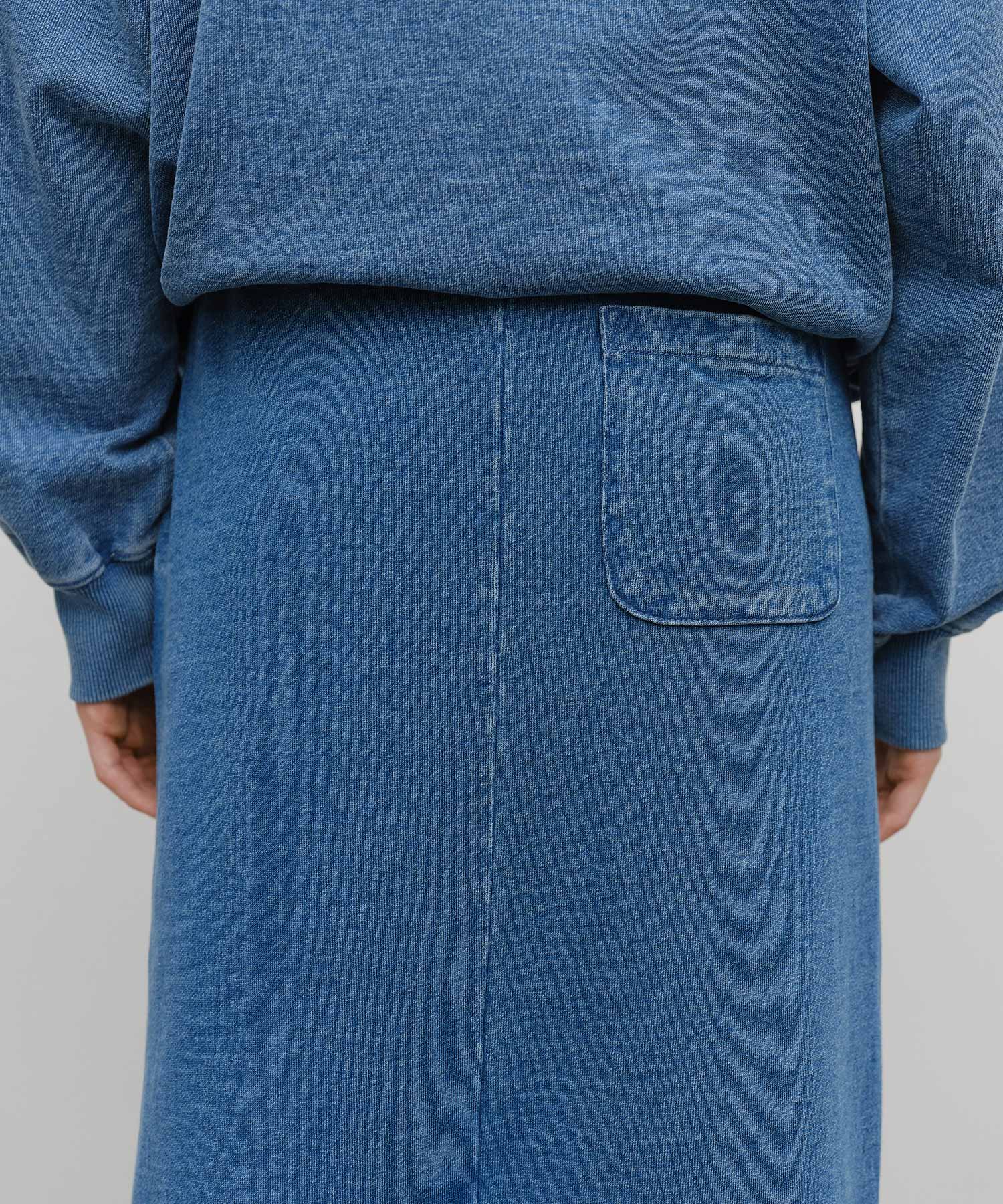 W EMBROIDERY CLASSIC LOGO SWEAT SKIRT