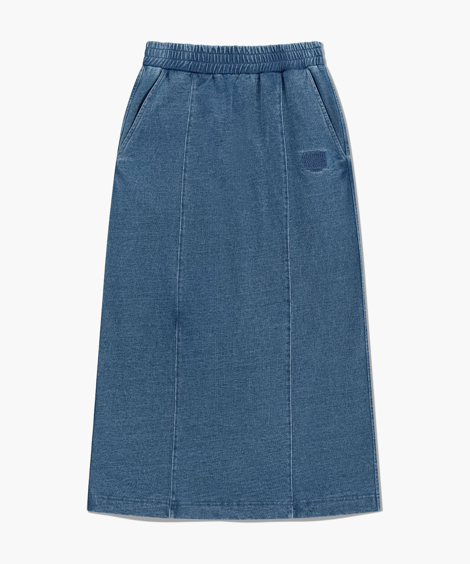 W EMBROIDERY CLASSIC LOGO SWEAT SKIRT