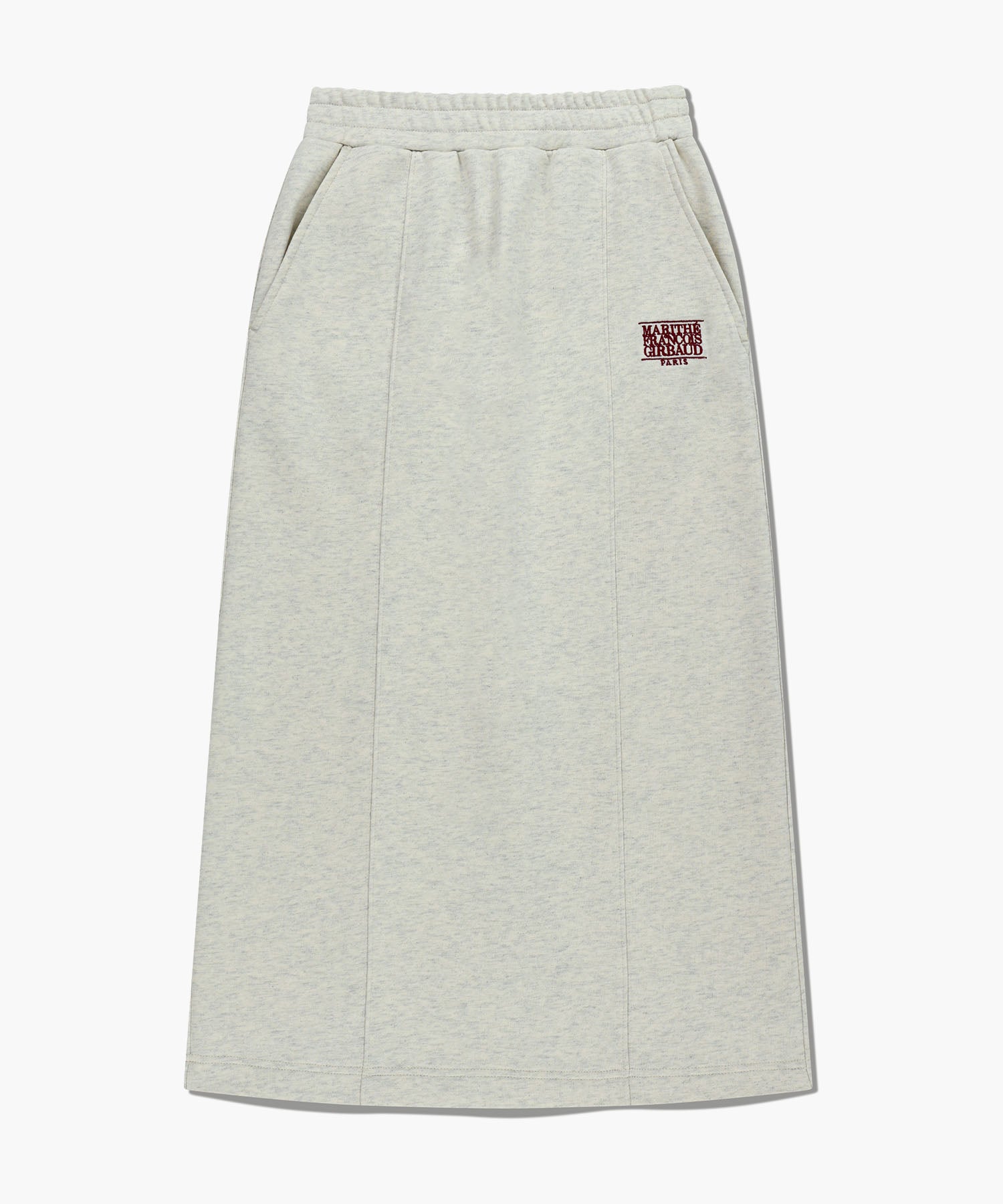 W EMBROIDERY CLASSIC LOGO SWEAT SKIRT