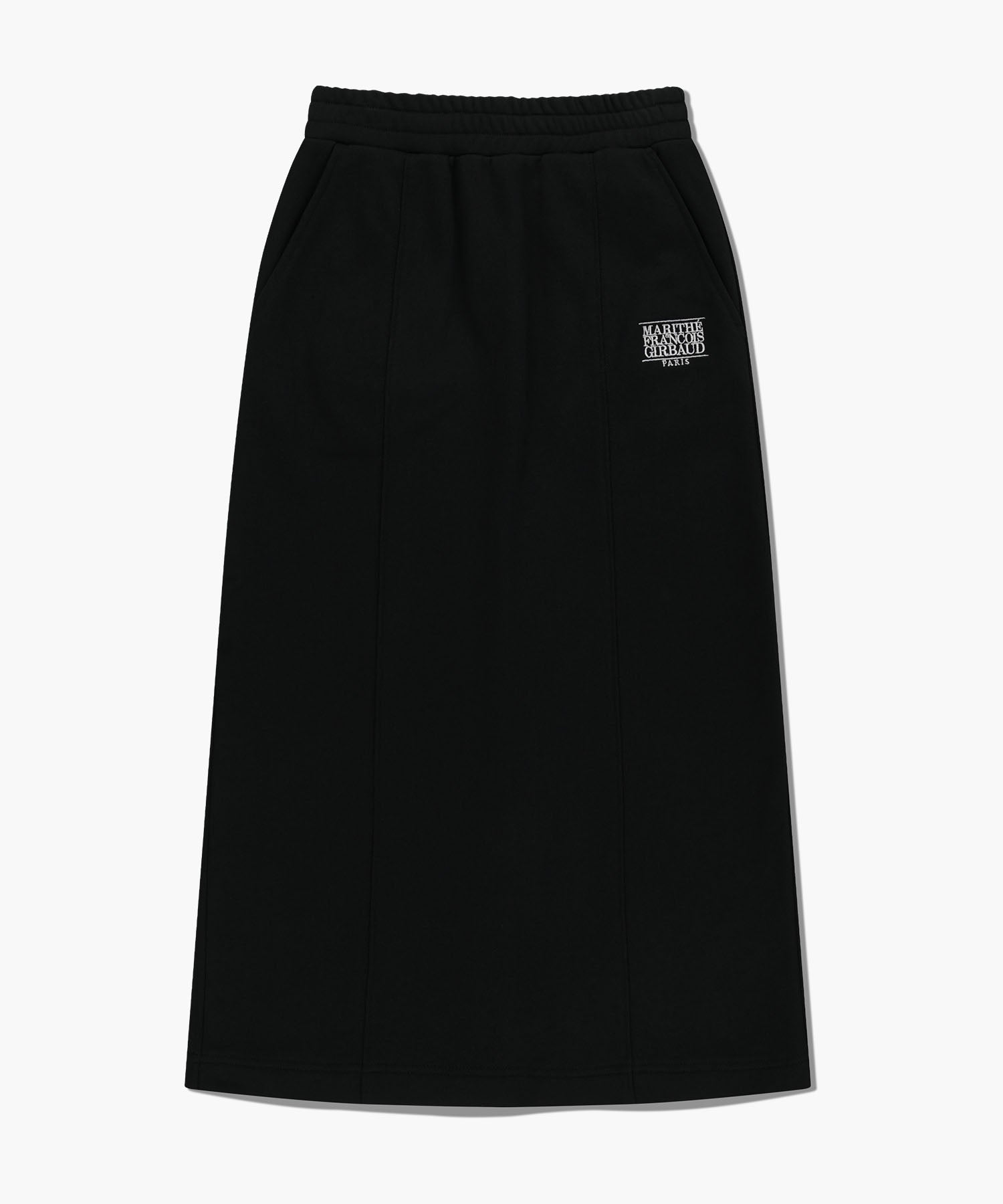 W EMBROIDERY CLASSIC LOGO SWEAT SKIRT