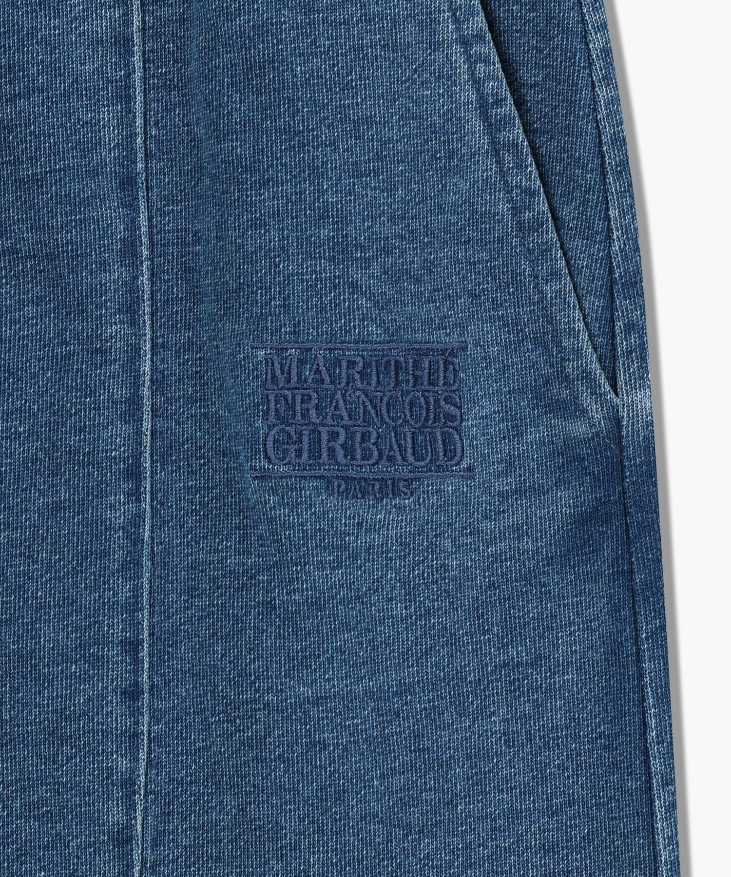 W EMBROIDERY CLASSIC LOGO SWEAT SKIRT