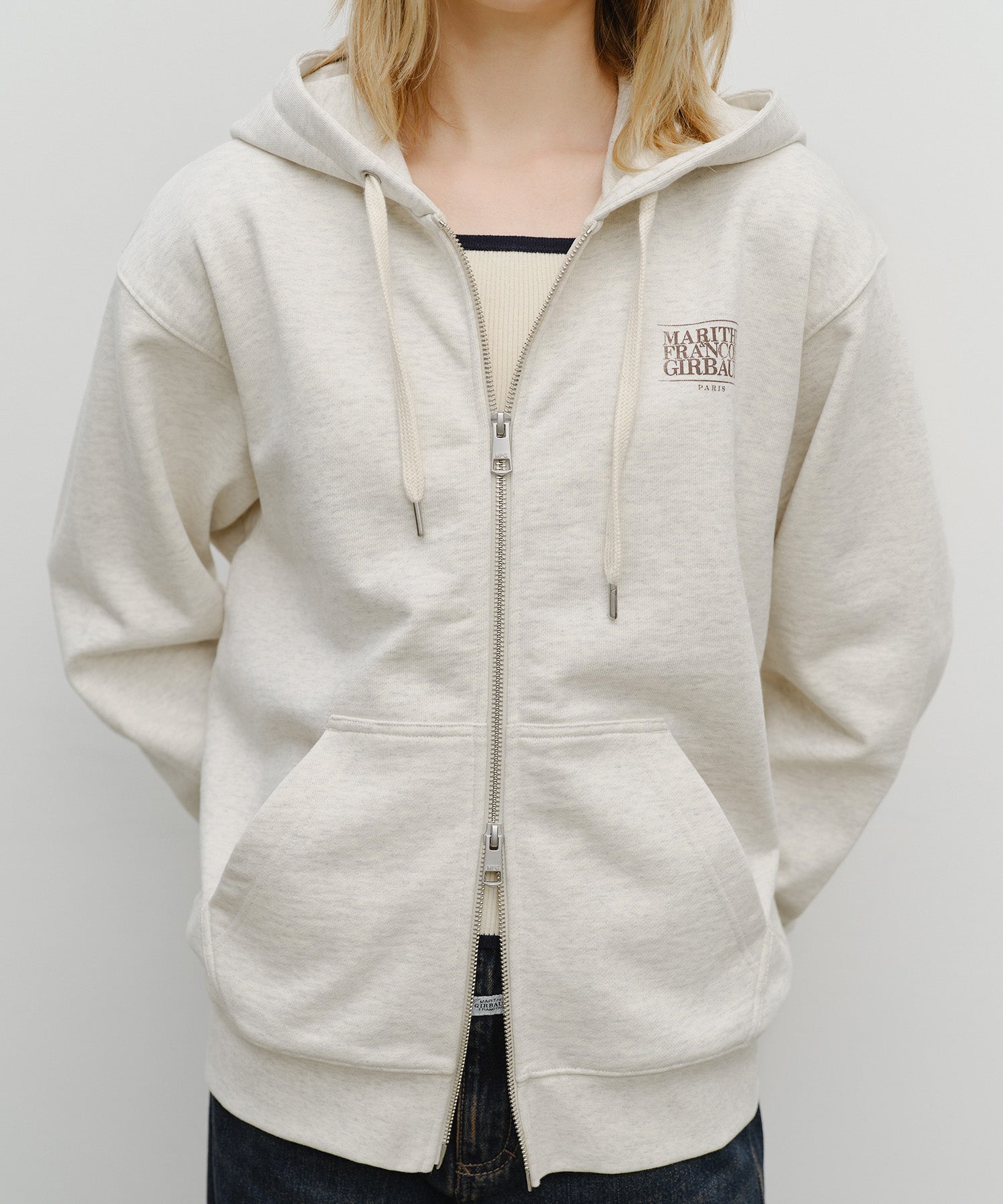 CLASSIC LOGO HOODIE ZIPUP