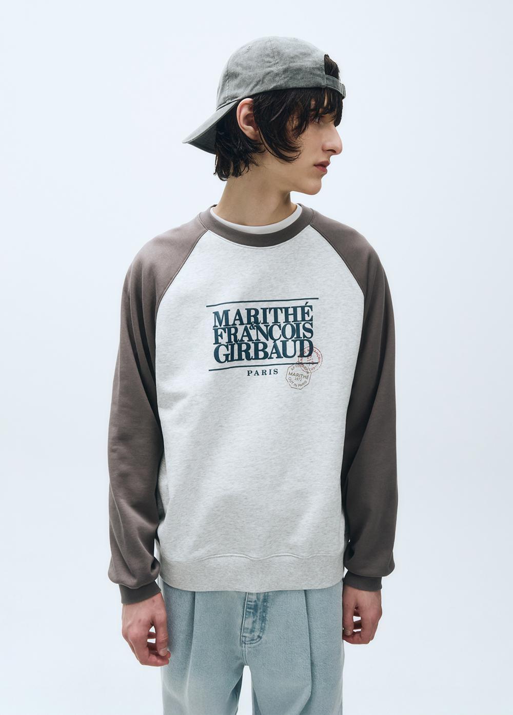CLASSIC LOGO COLOR BLOCK RAGLAN SWEATSHIRT