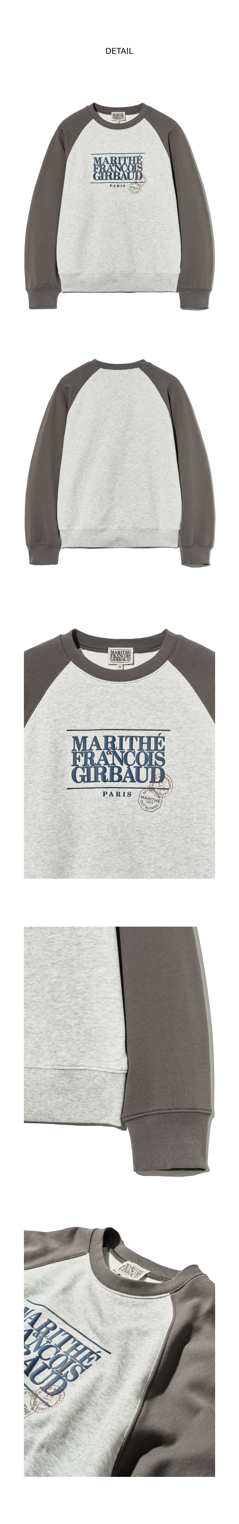 CLASSIC LOGO COLOR BLOCK RAGLAN SWEATSHIRT