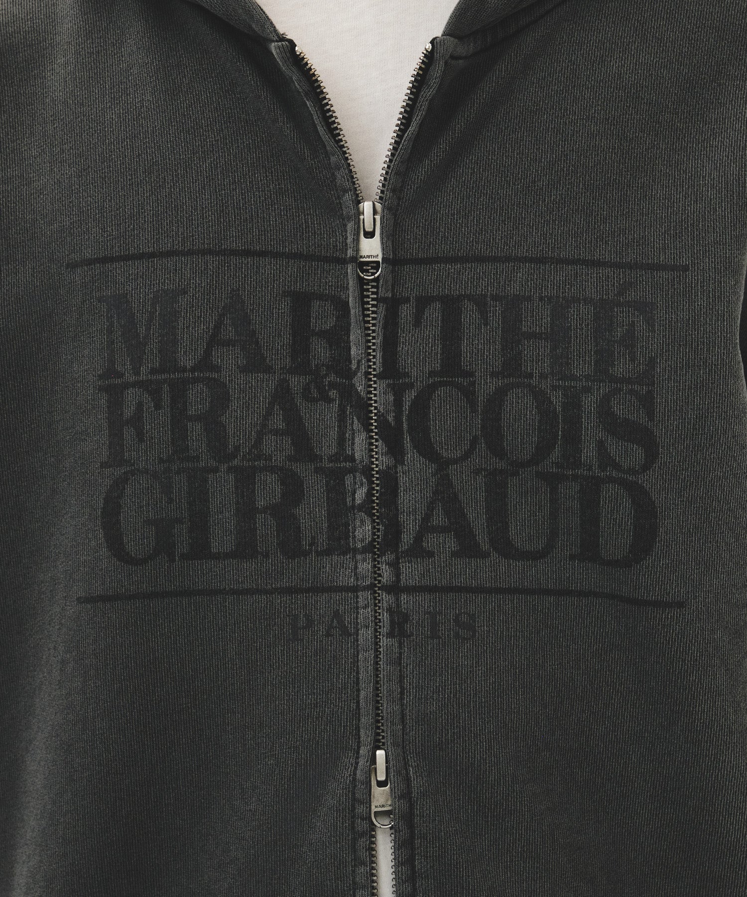 CLASSIC LOGO DYEING HOODIE ZIPUP
