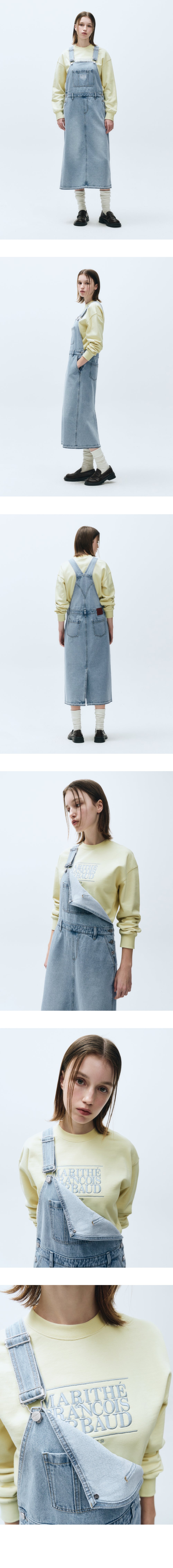 W CLASSIC LOGO CROP SWEATSHIRT