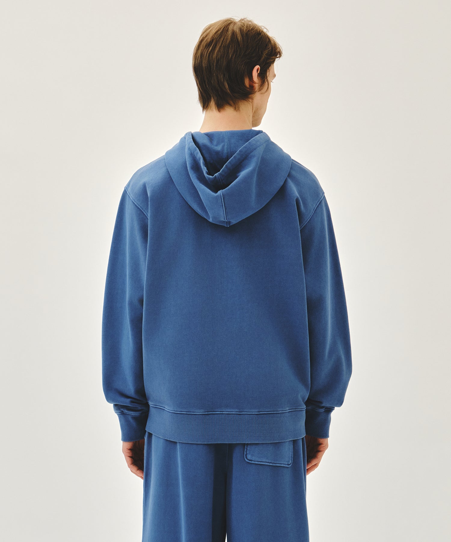 CLASSIC LOGO DYEING HOODIE ZIPUP