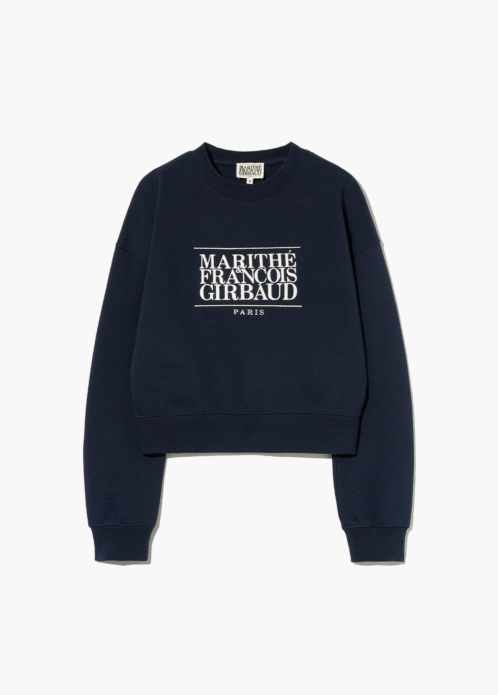 W CLASSIC LOGO CROP SWEATSHIRT