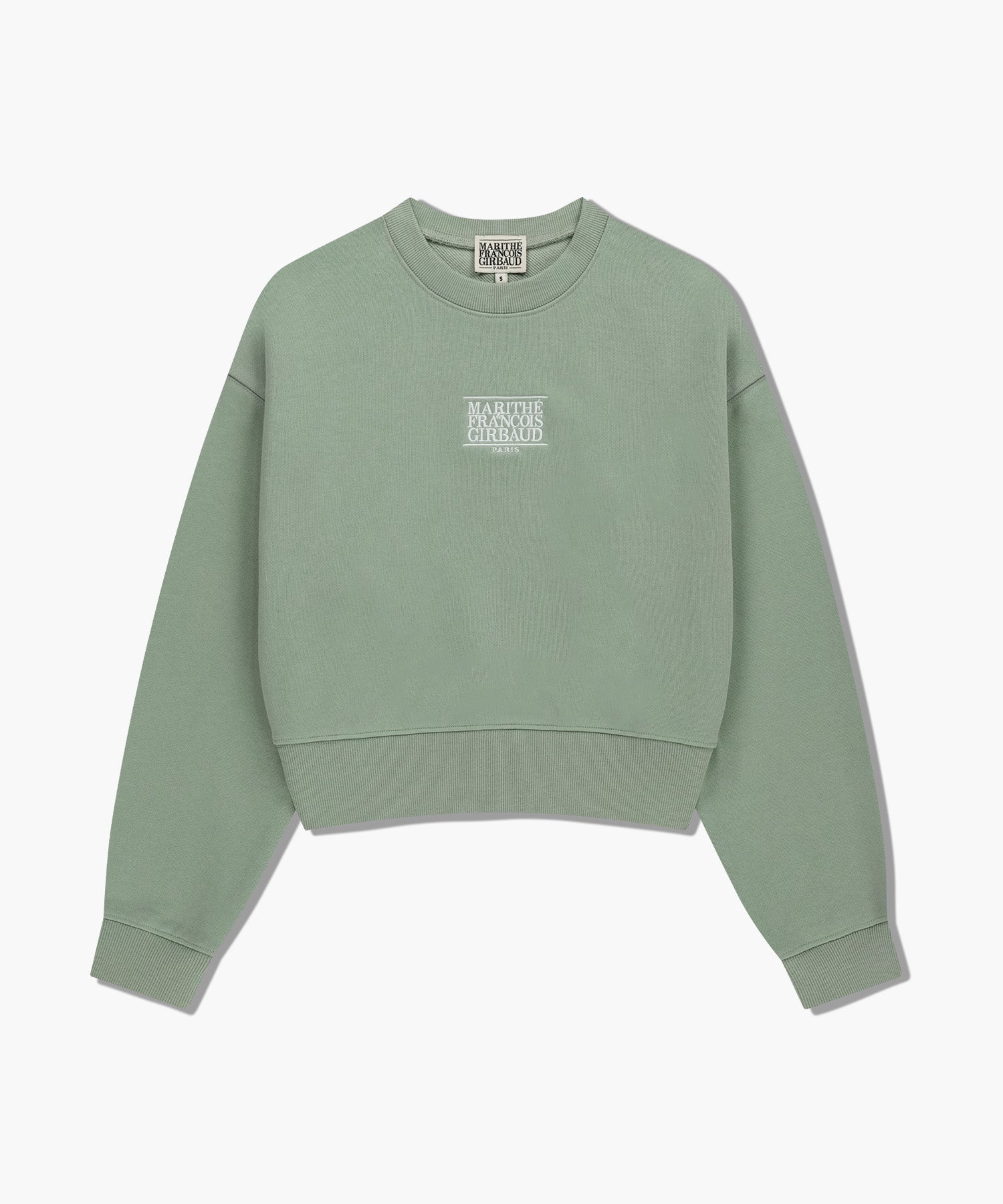 W SMALL CLASSIC LOGO CROP SWEATSHIRT