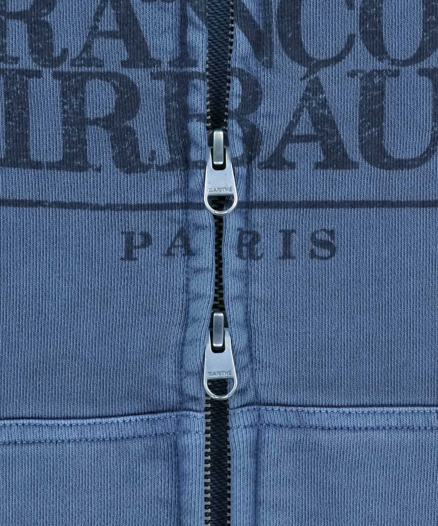 CLASSIC LOGO DYEING HOODIE ZIPUP