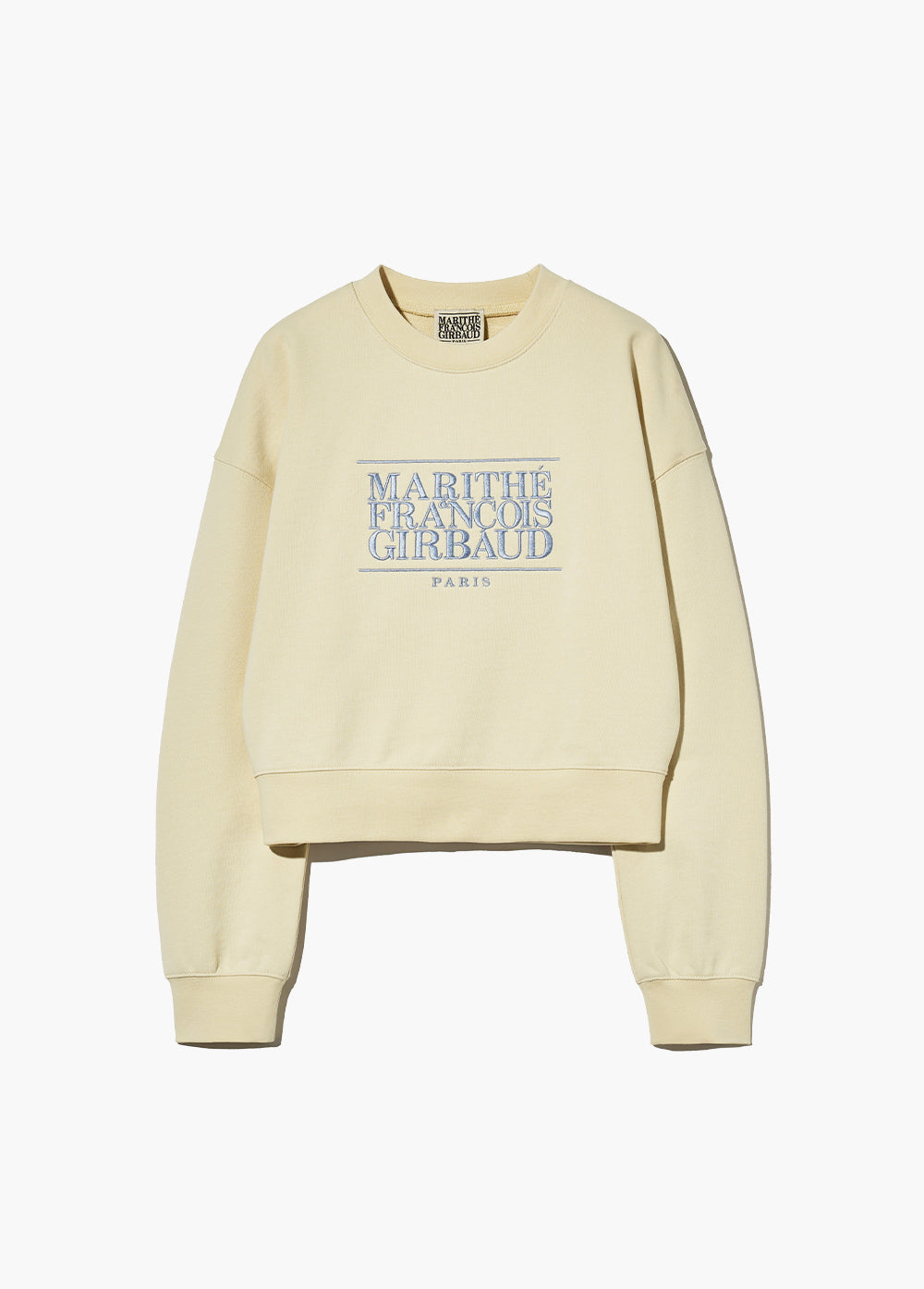 W CLASSIC LOGO CROP SWEATSHIRT