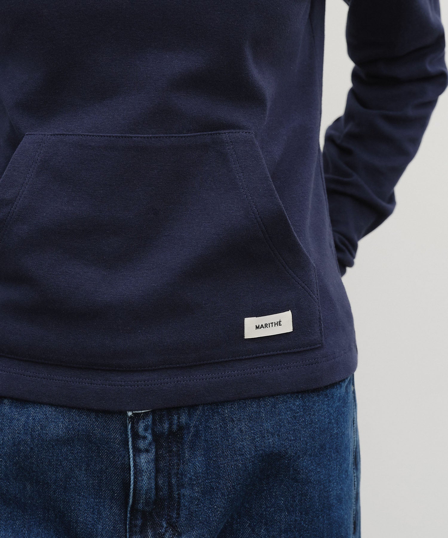 W BASIC HOODIE LONG SLEEVE