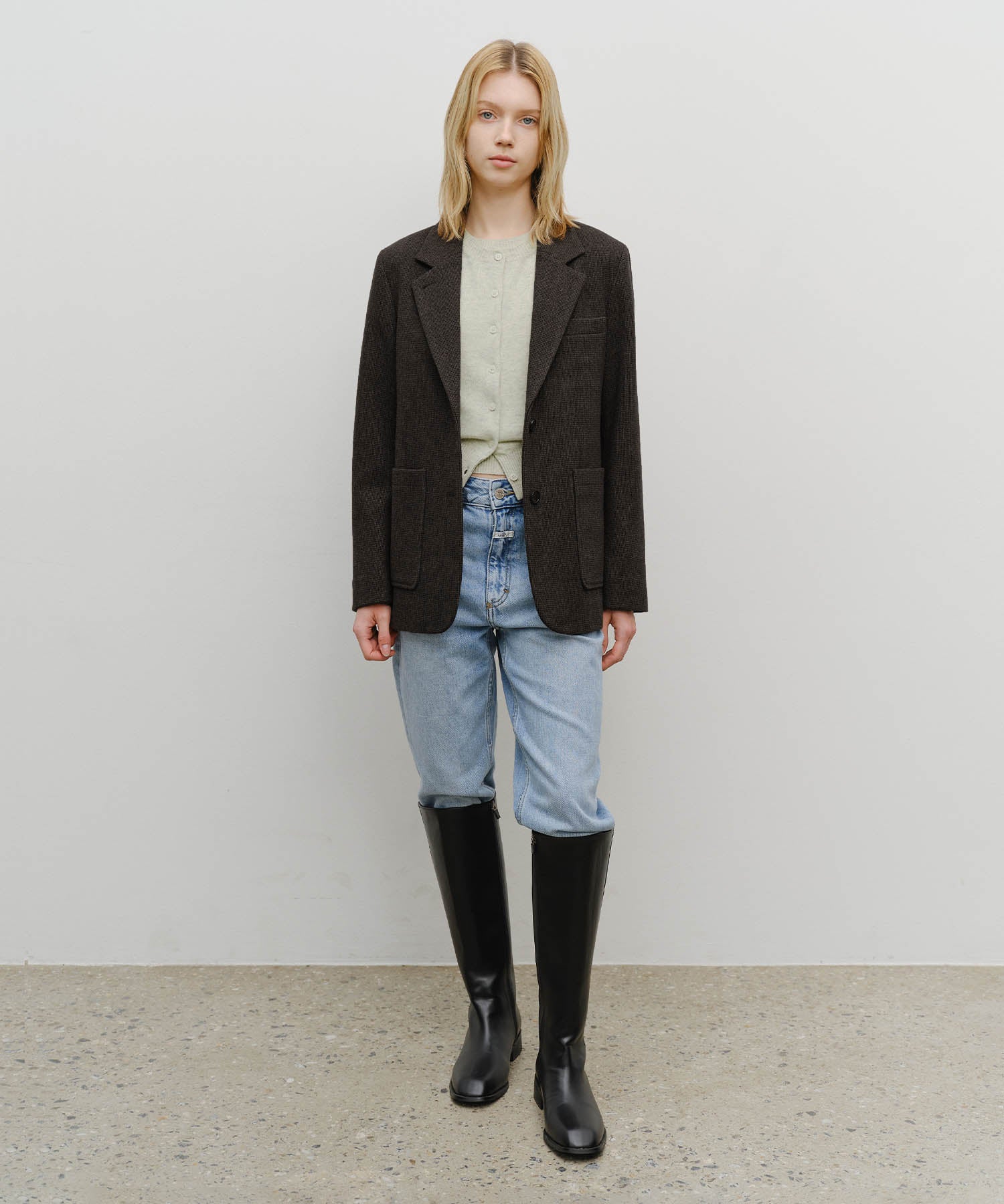 W WOOL BLAZER JACKET