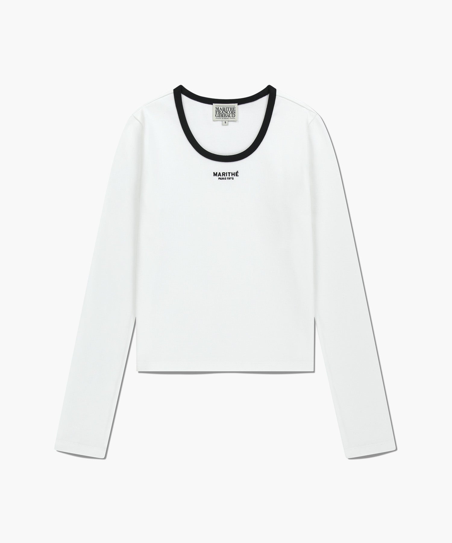 W DEEP NECK LONG SLEEVE