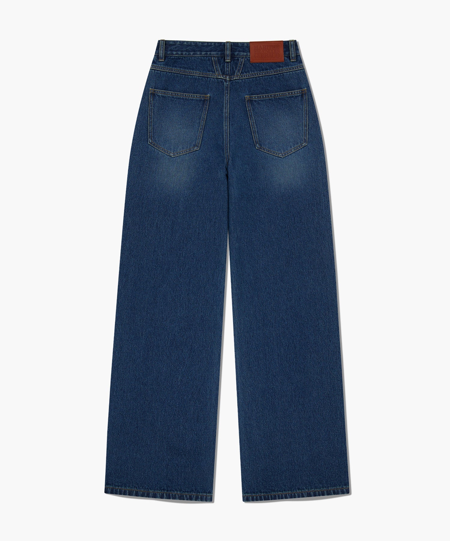 W SEMI-WIDE DENIM PANTS