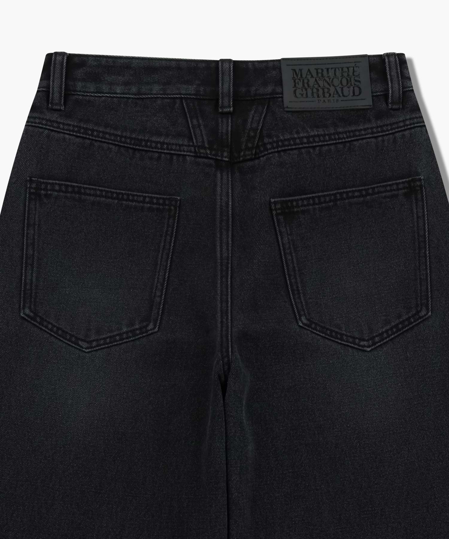 W SEMI-WIDE DENIM PANTS