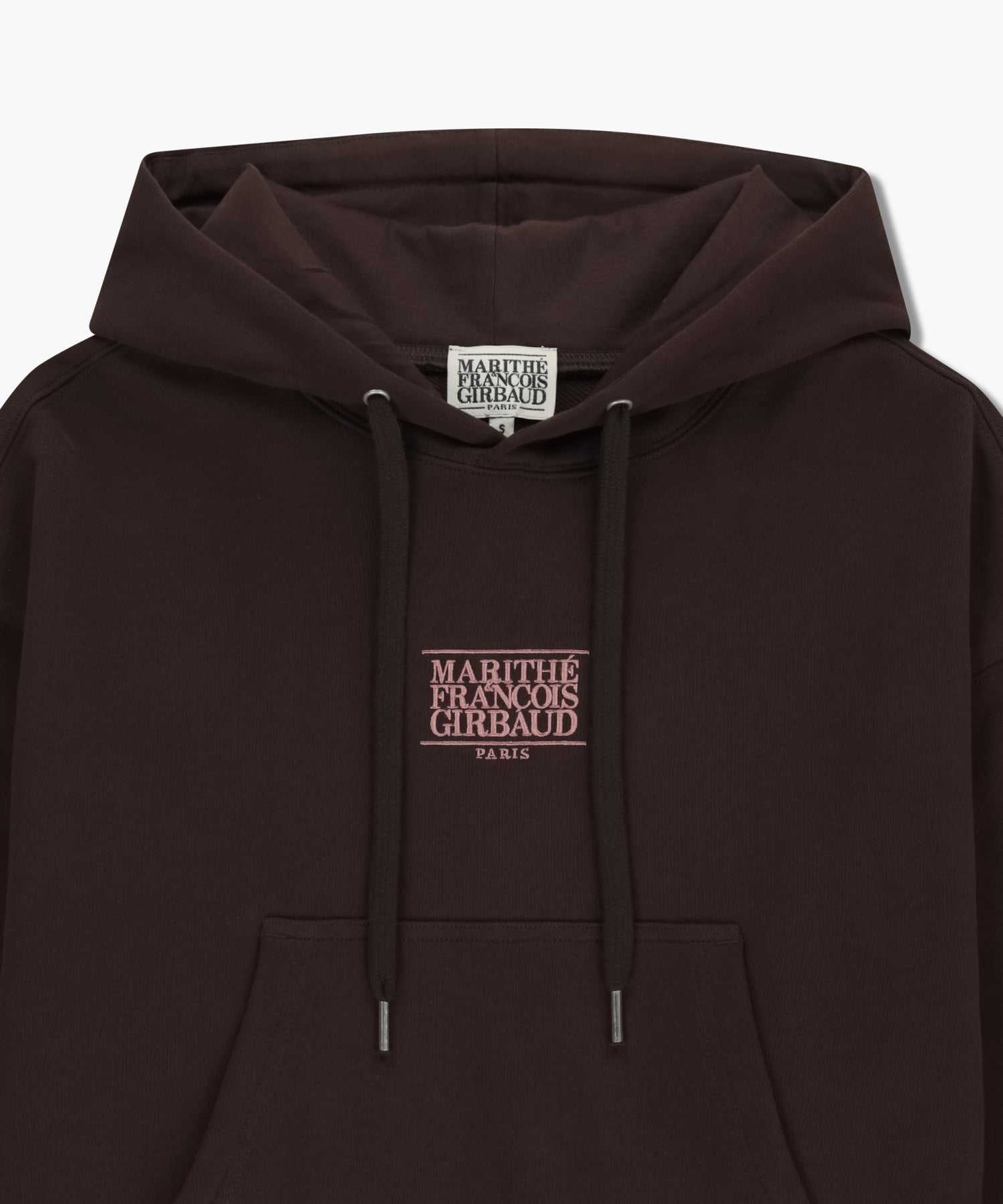 W SMALL CLASSIC LOGO CROP HOODIE