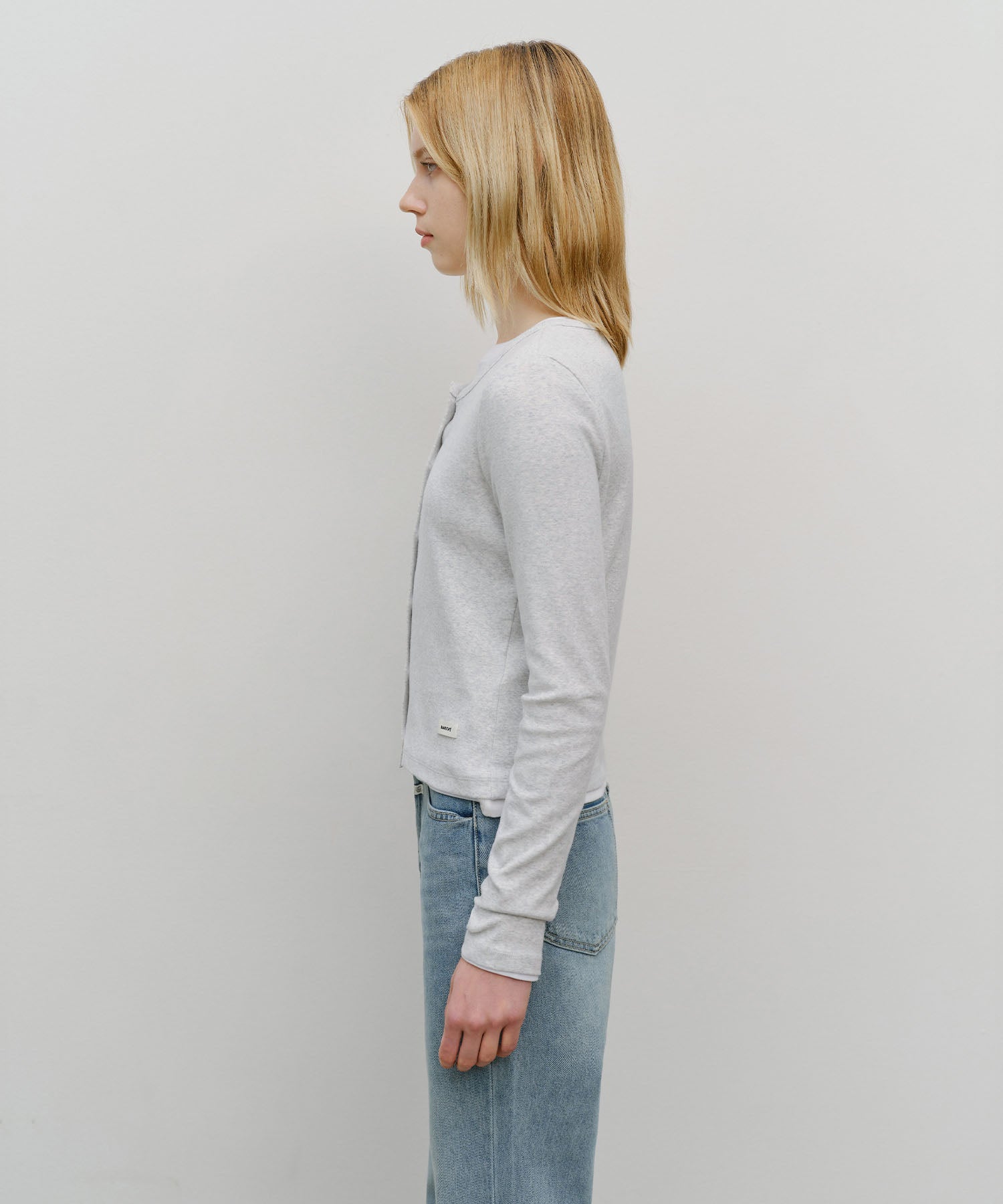 W BASIC COTTON CARDIGAN