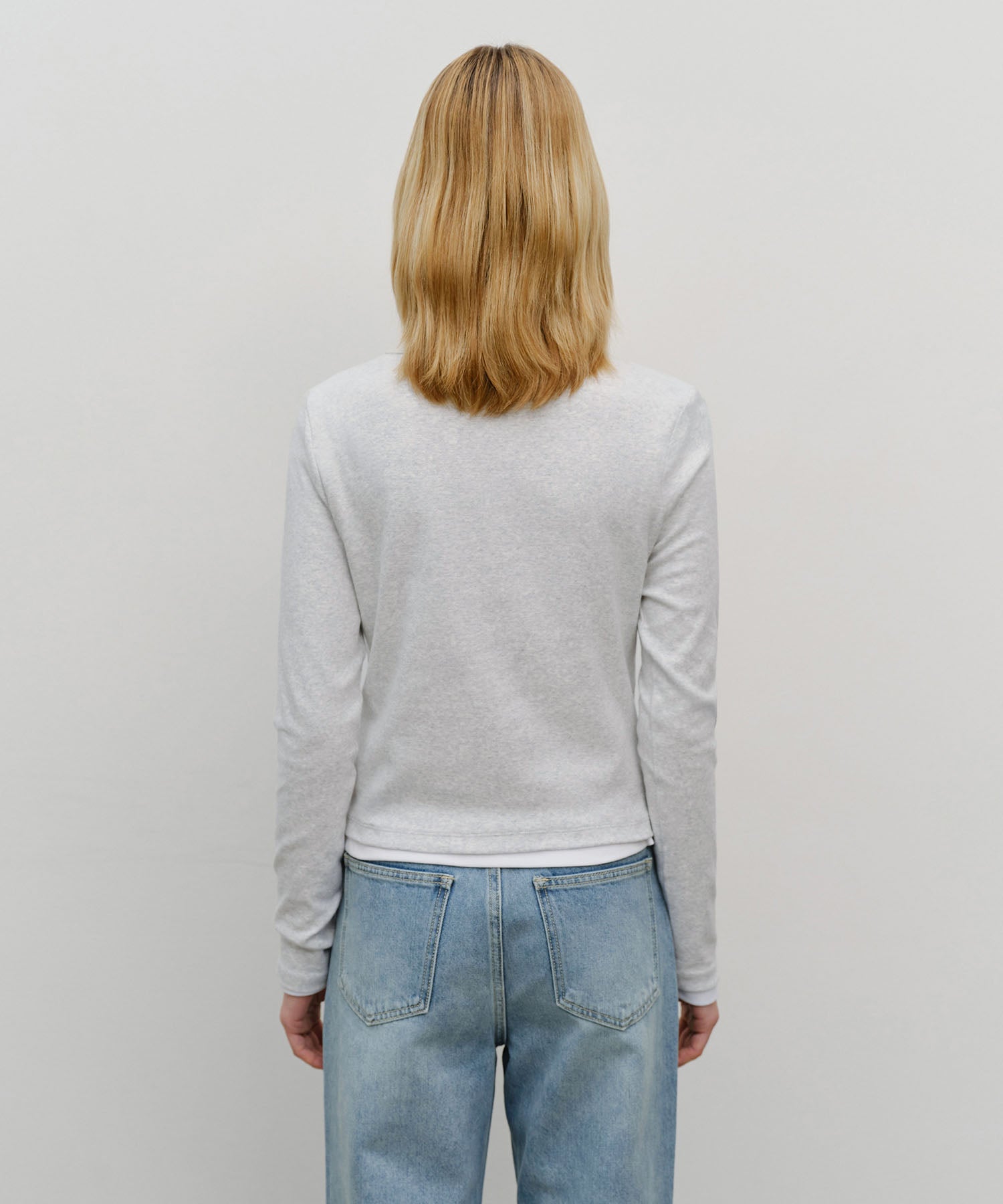W BASIC COTTON CARDIGAN