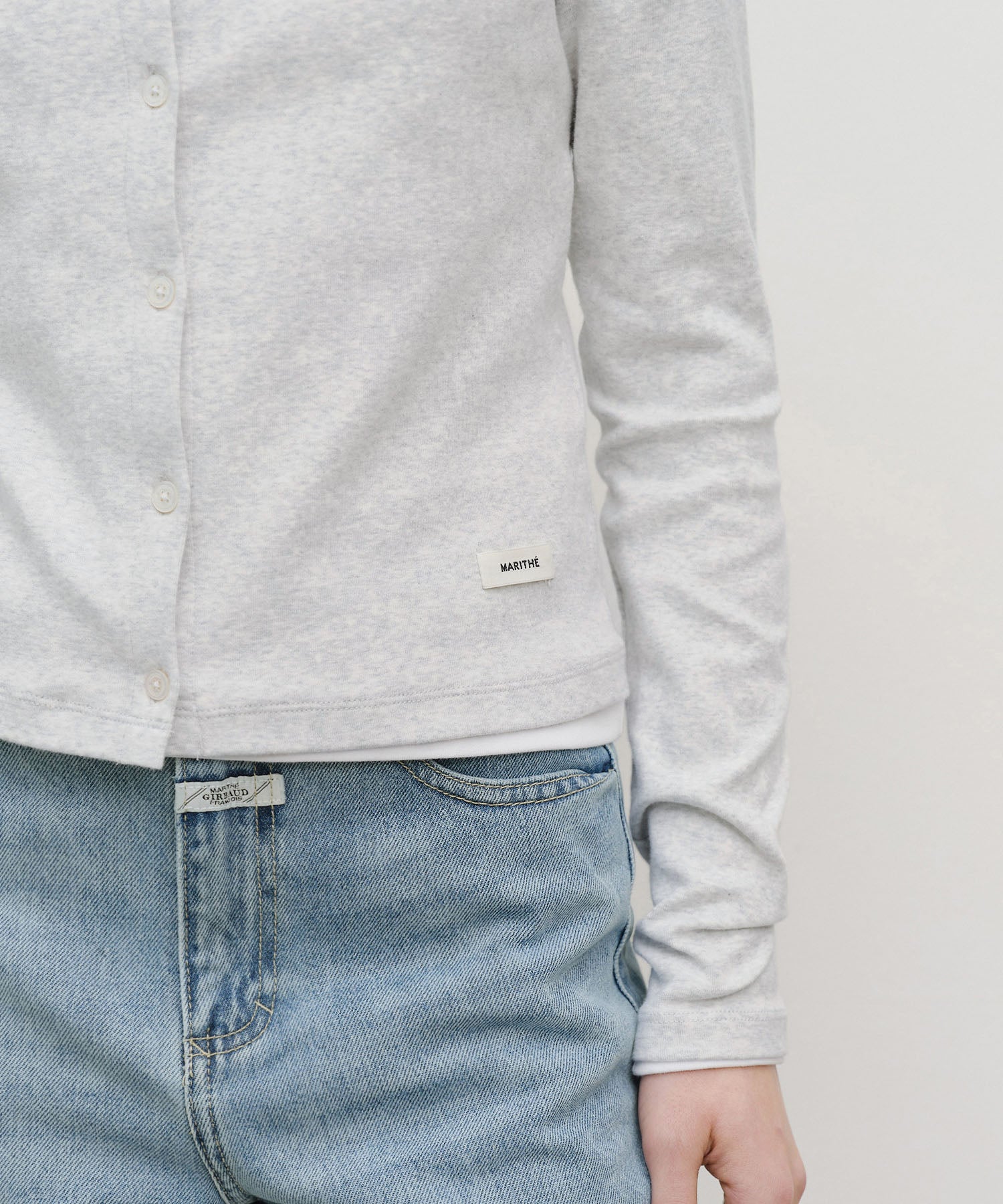 W BASIC COTTON CARDIGAN
