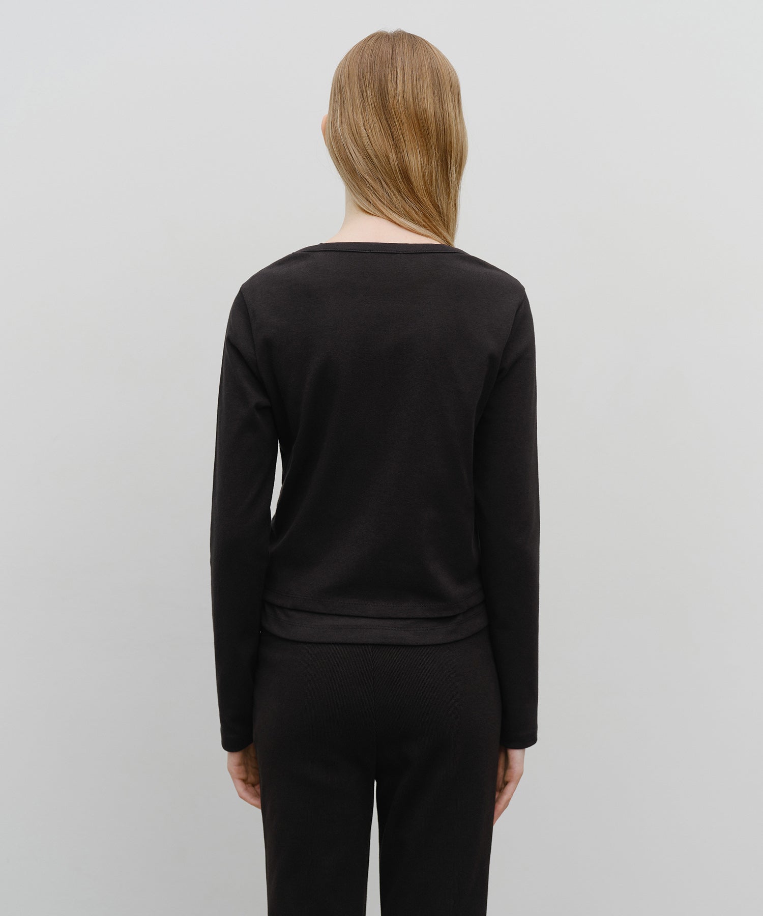 W BASIC COTTON CARDIGAN