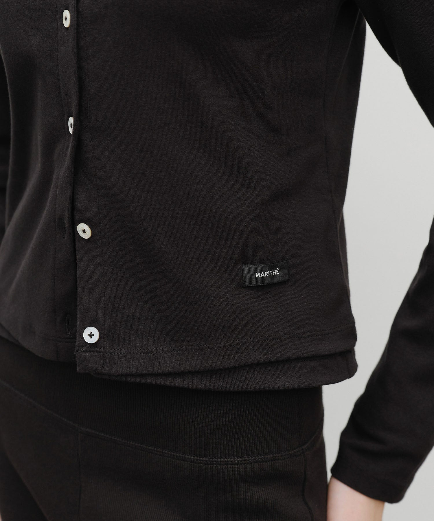 W BASIC COTTON CARDIGAN