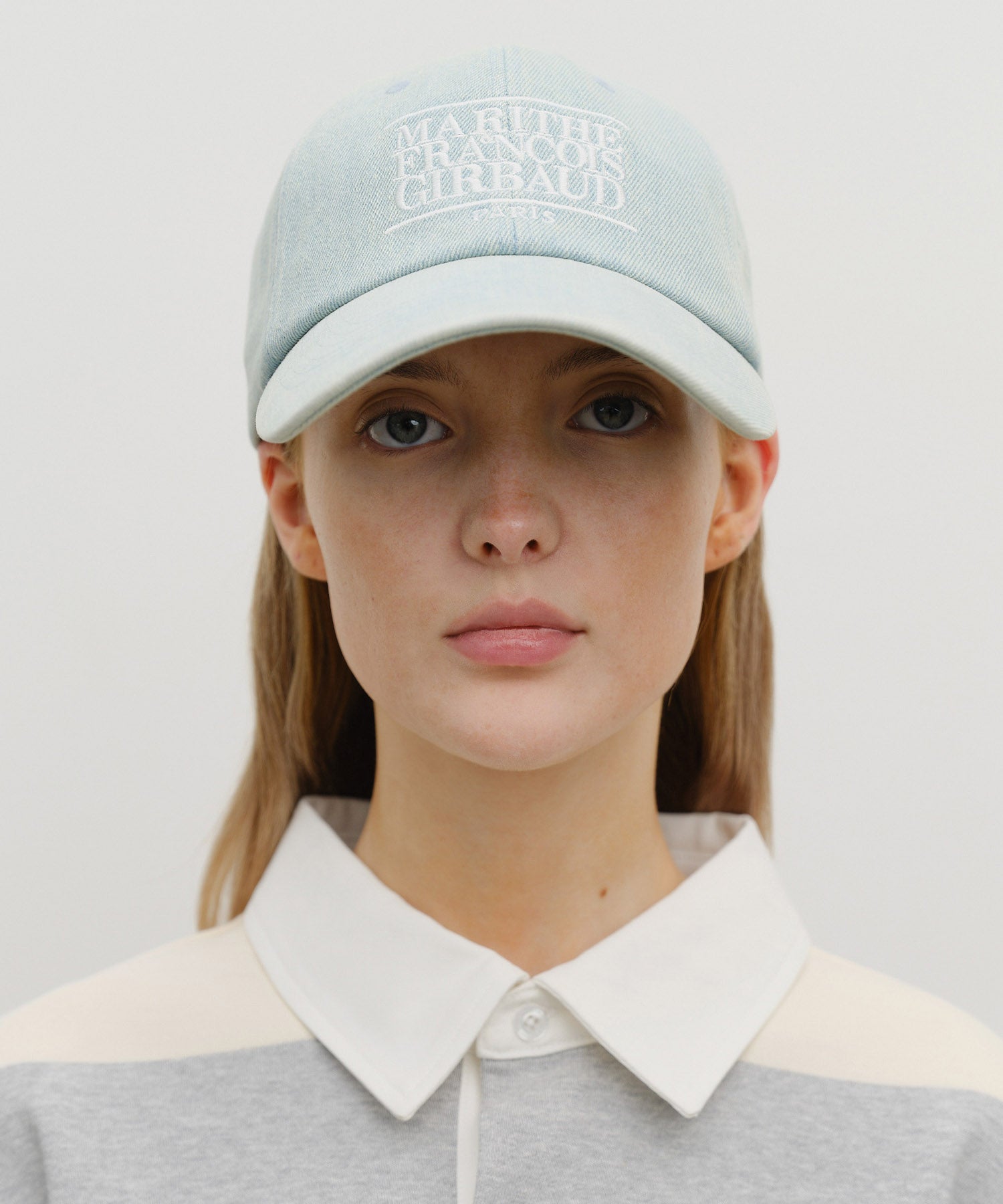 DENIM WASHING CLASSIC LOGO COVERED CAP