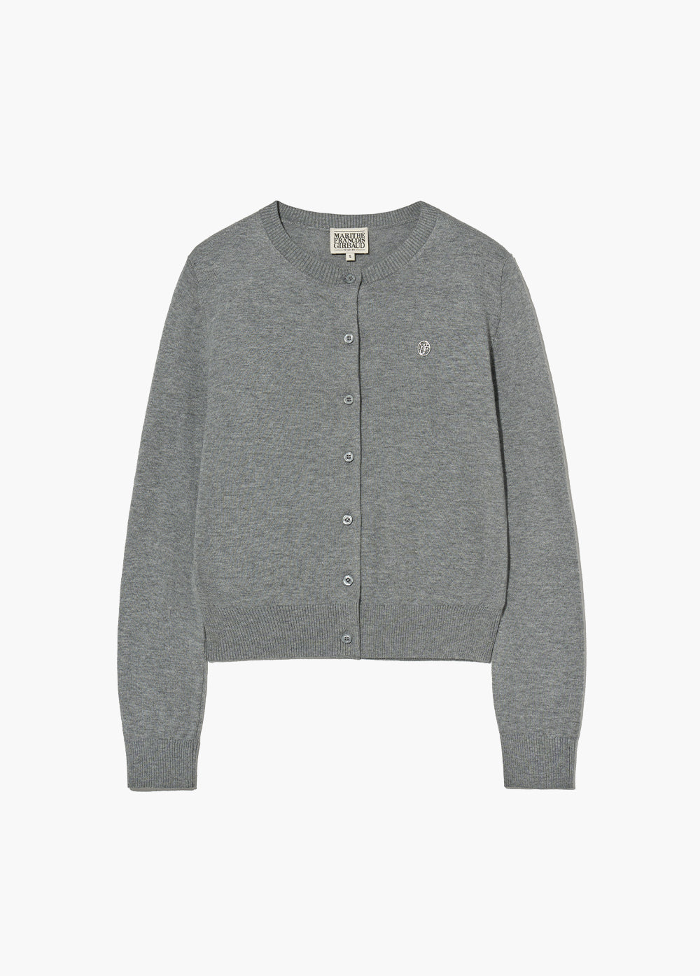 W ROUND NECK CARDIGAN