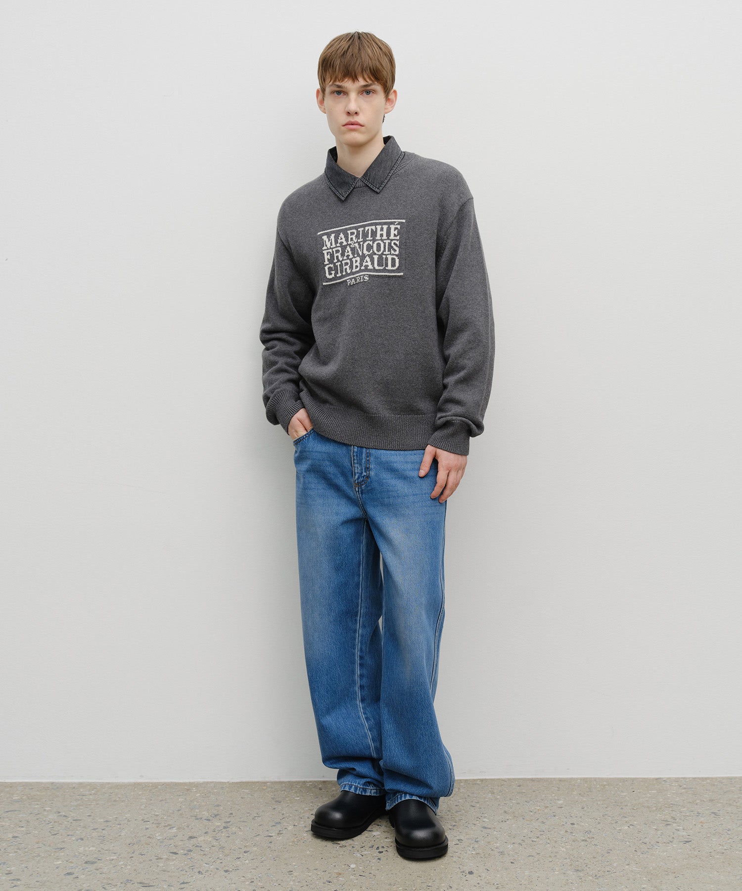 CLASSIC LOGO KNIT PULLOVER