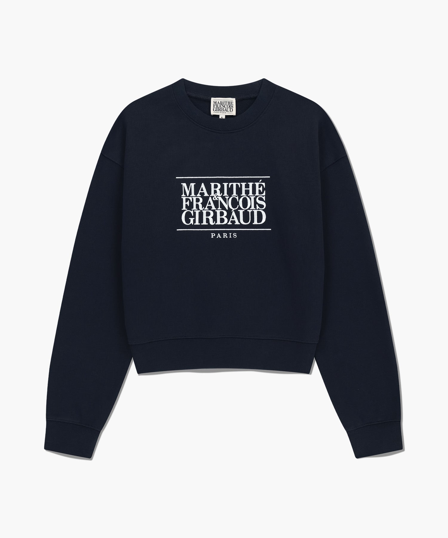 W CLASSIC LOGO CROP SWEATSHIRT