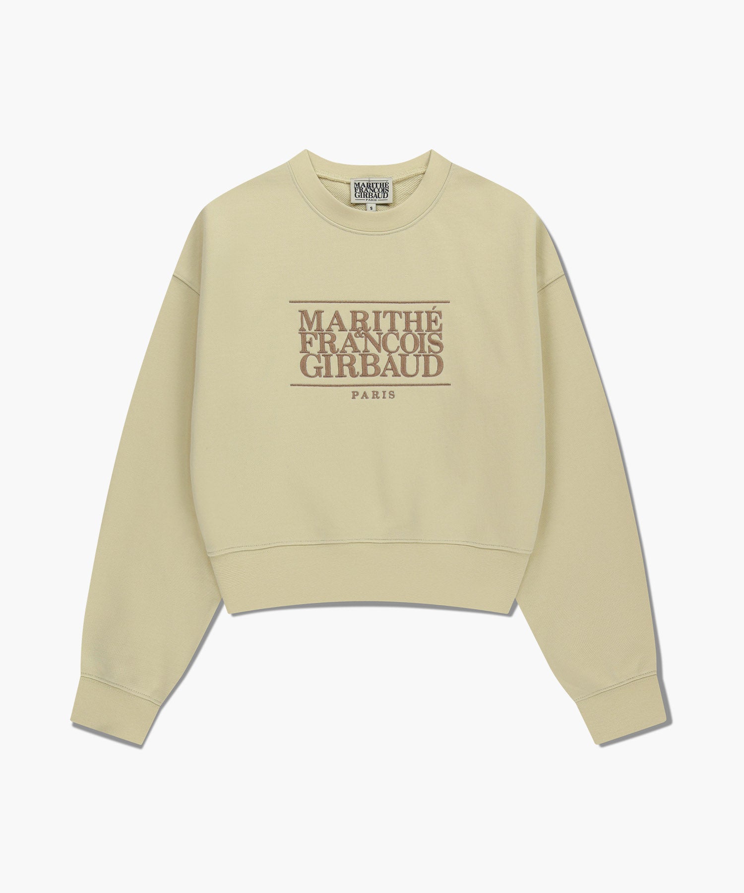 W CLASSIC LOGO CROP SWEATSHIRT