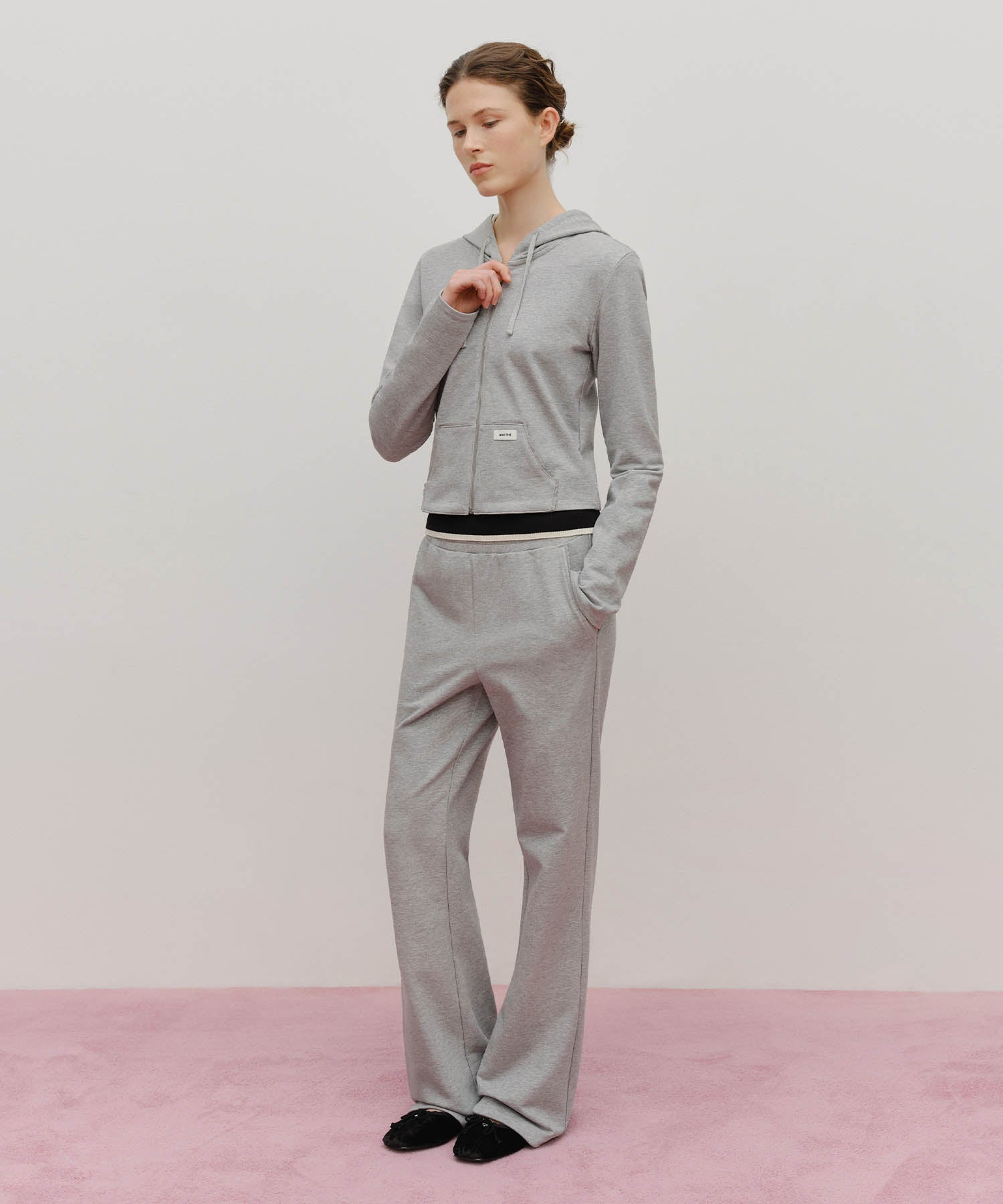 W SLIM FIT HOODIE