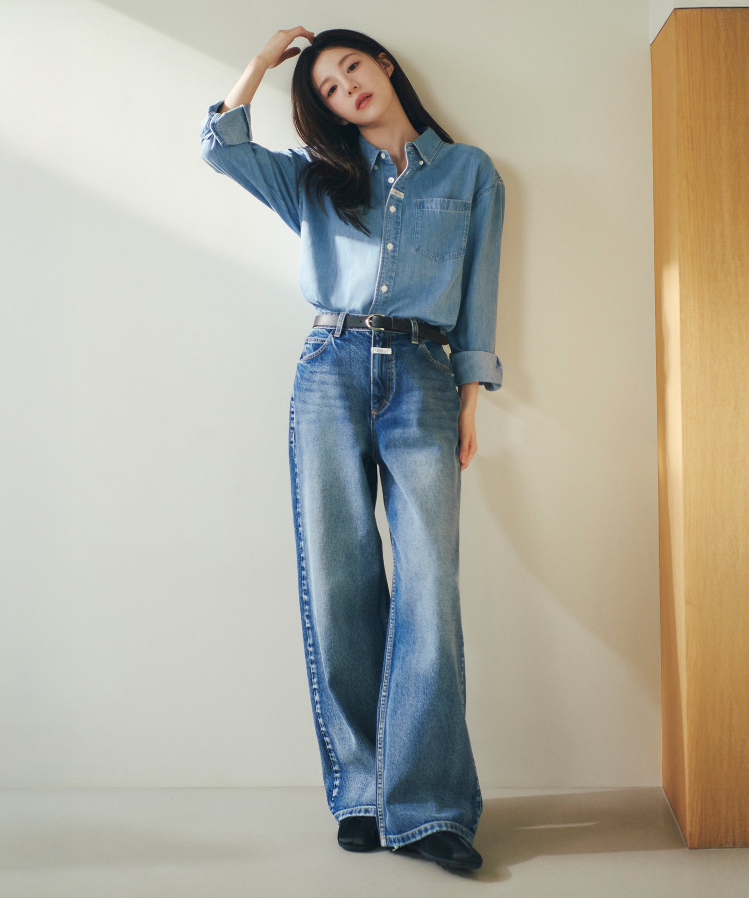 UNI BASIC DENIM SHIRT