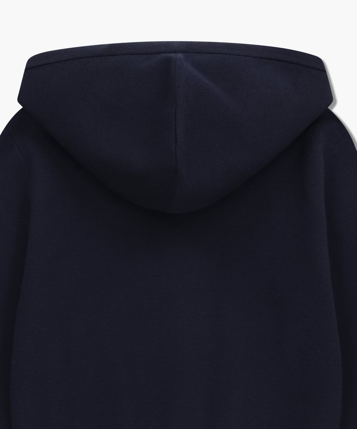 W CLASSIC LOGO CROP KNIT HOODIE ZIPUP