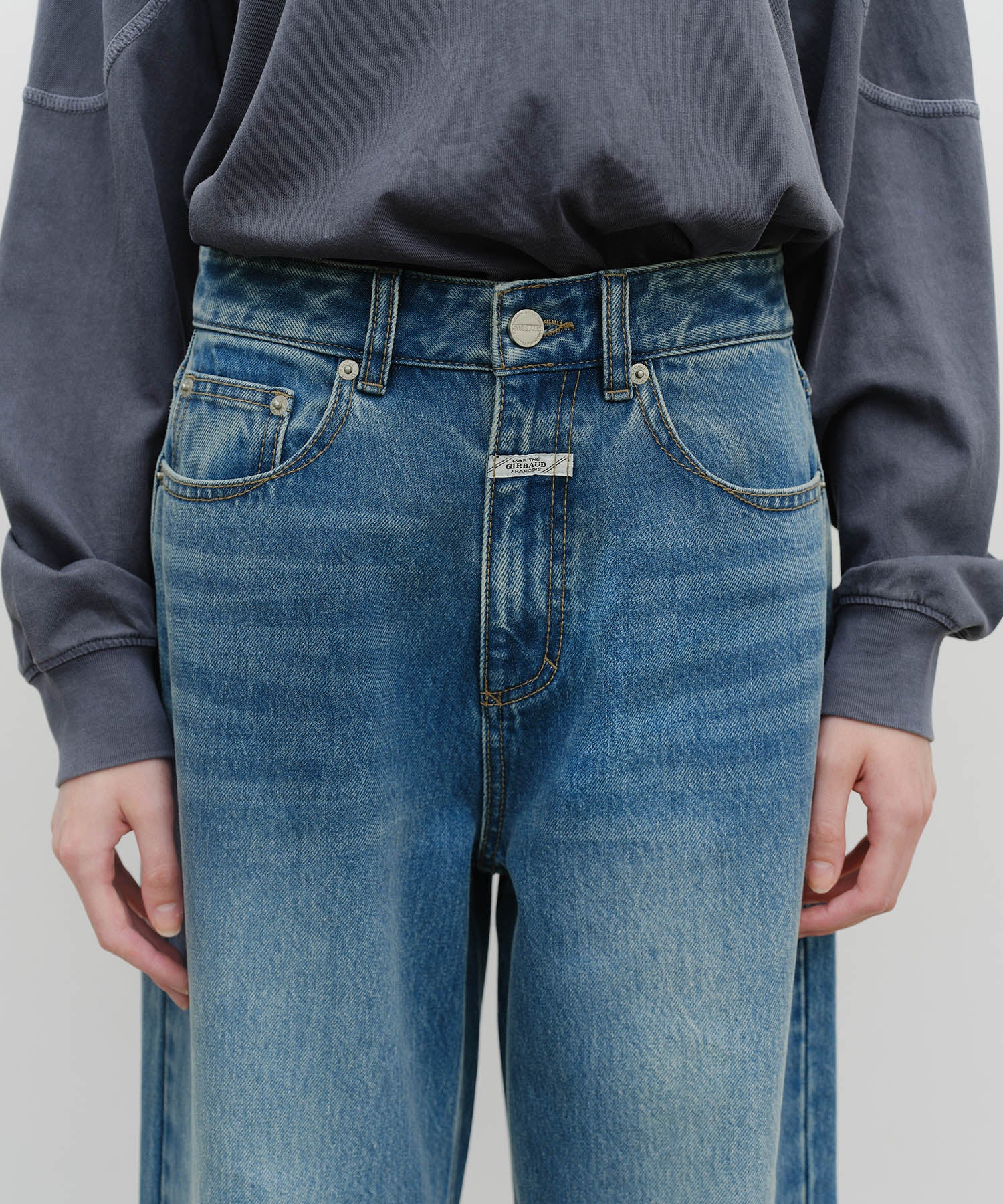 W WIDE DENIM PANTS