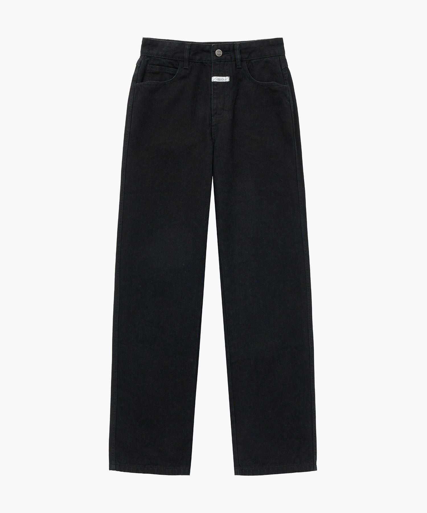 W HIGH STRAIGHT DENIM PANTS