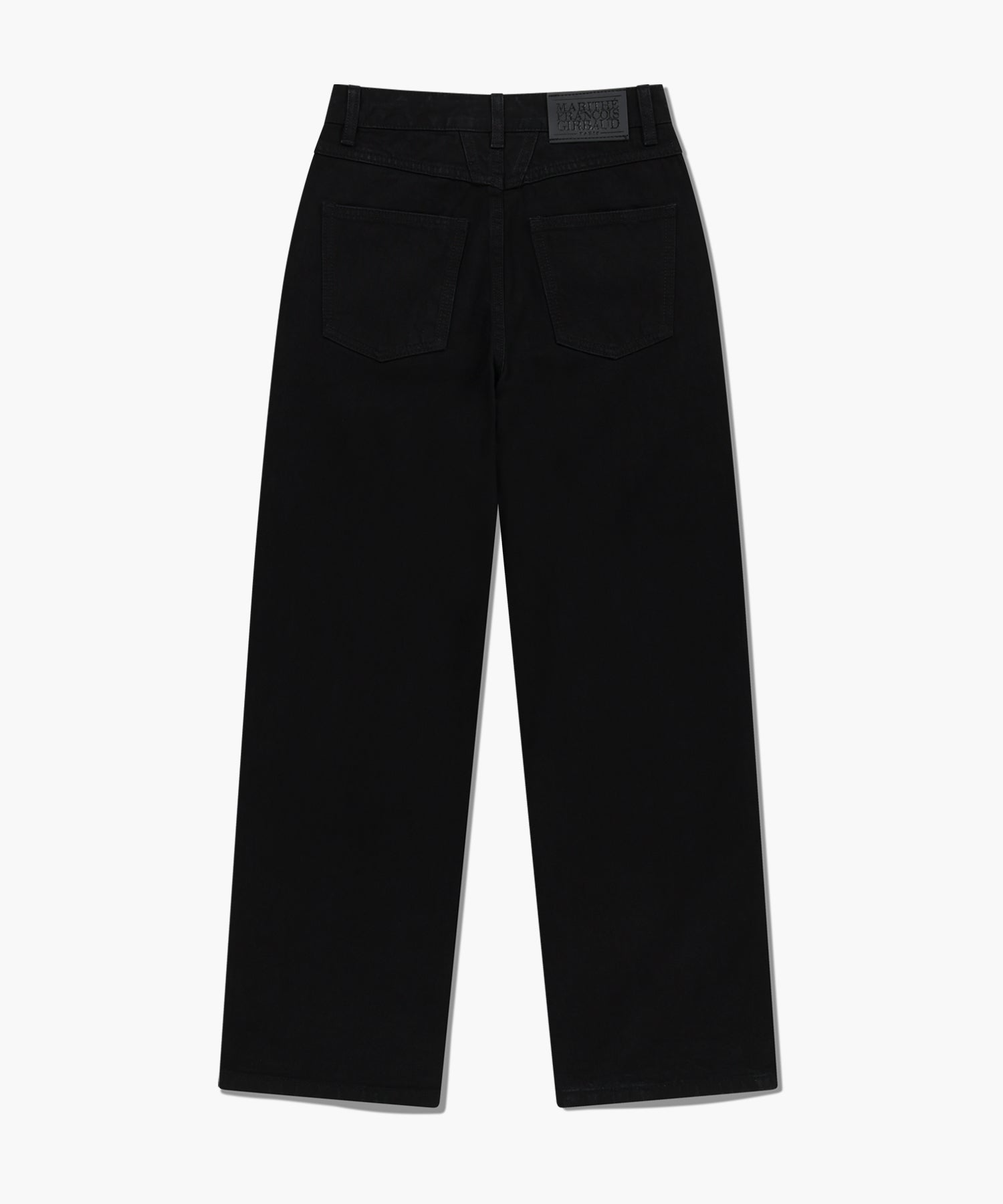 W HIGH STRAIGHT DENIM PANTS