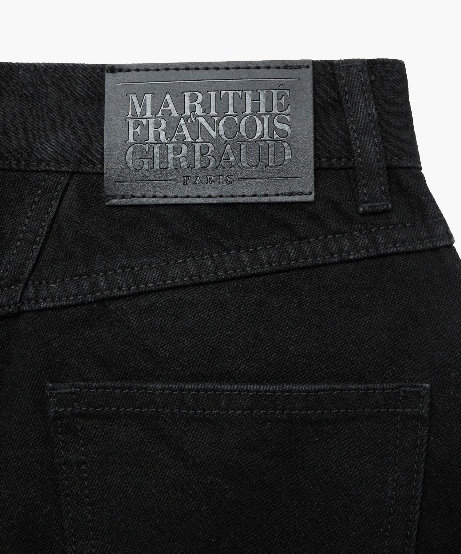 W HIGH STRAIGHT DENIM PANTS