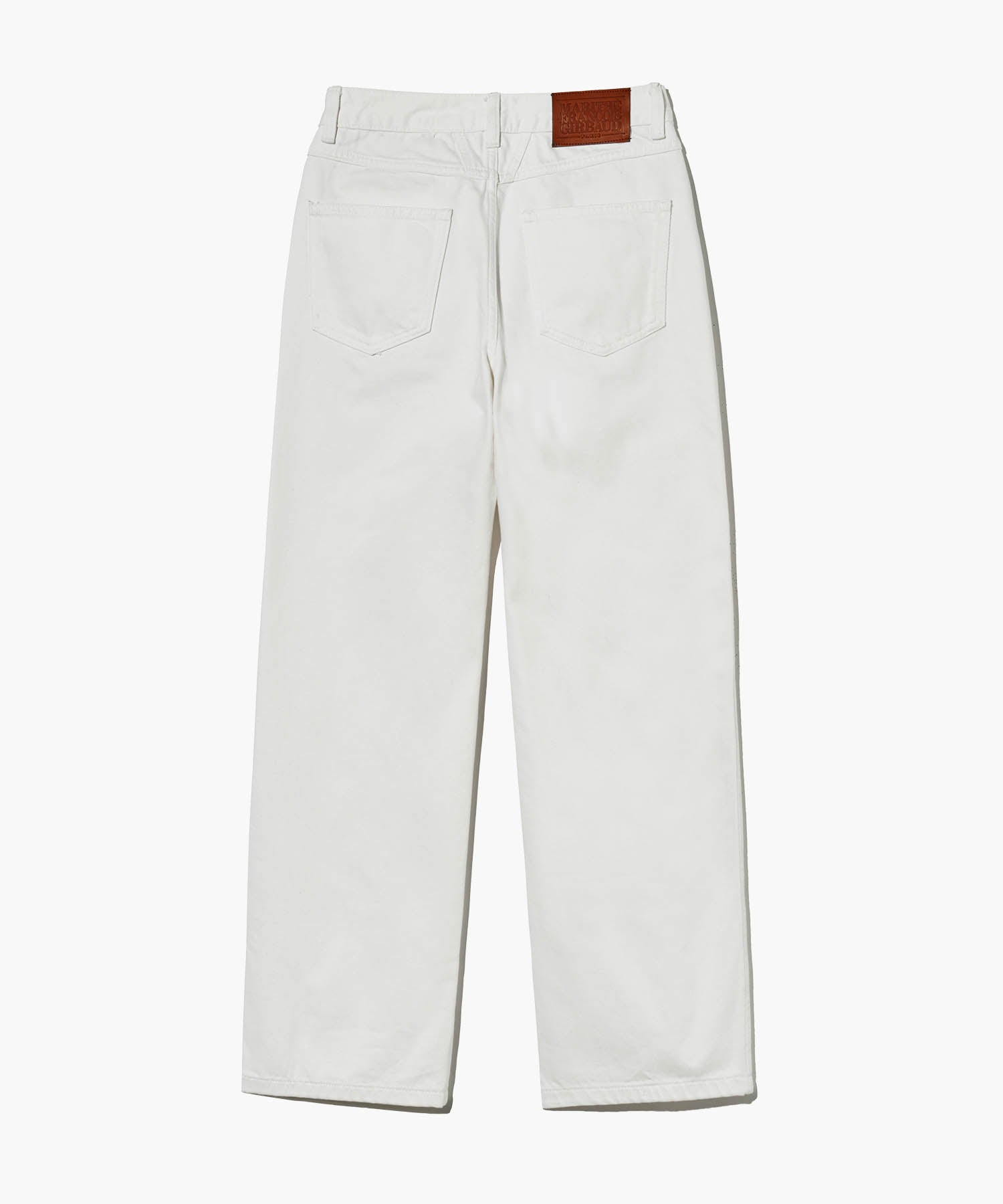 W HIGH STRAIGHT DENIM PANTS
