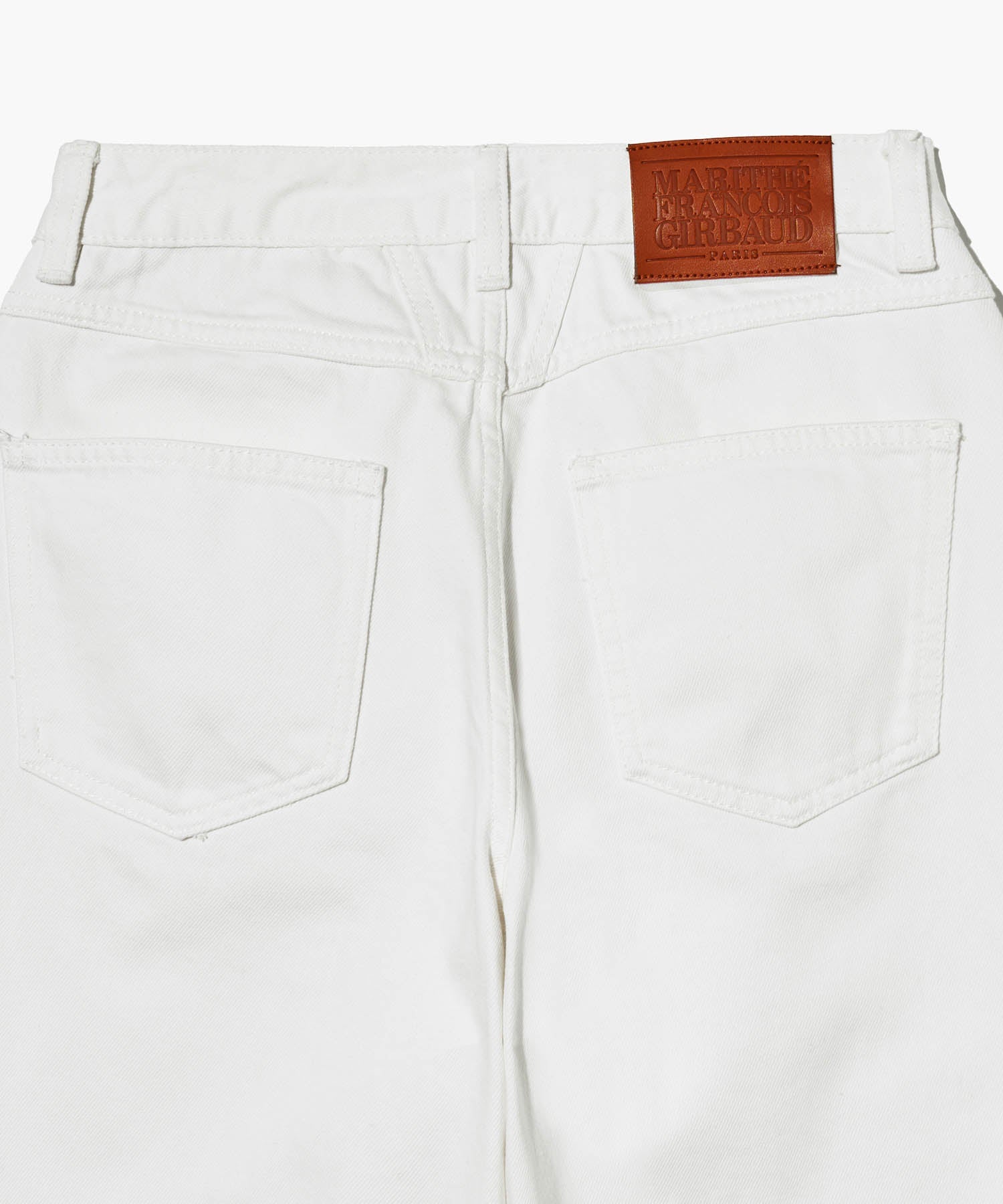 W HIGH STRAIGHT DENIM PANTS