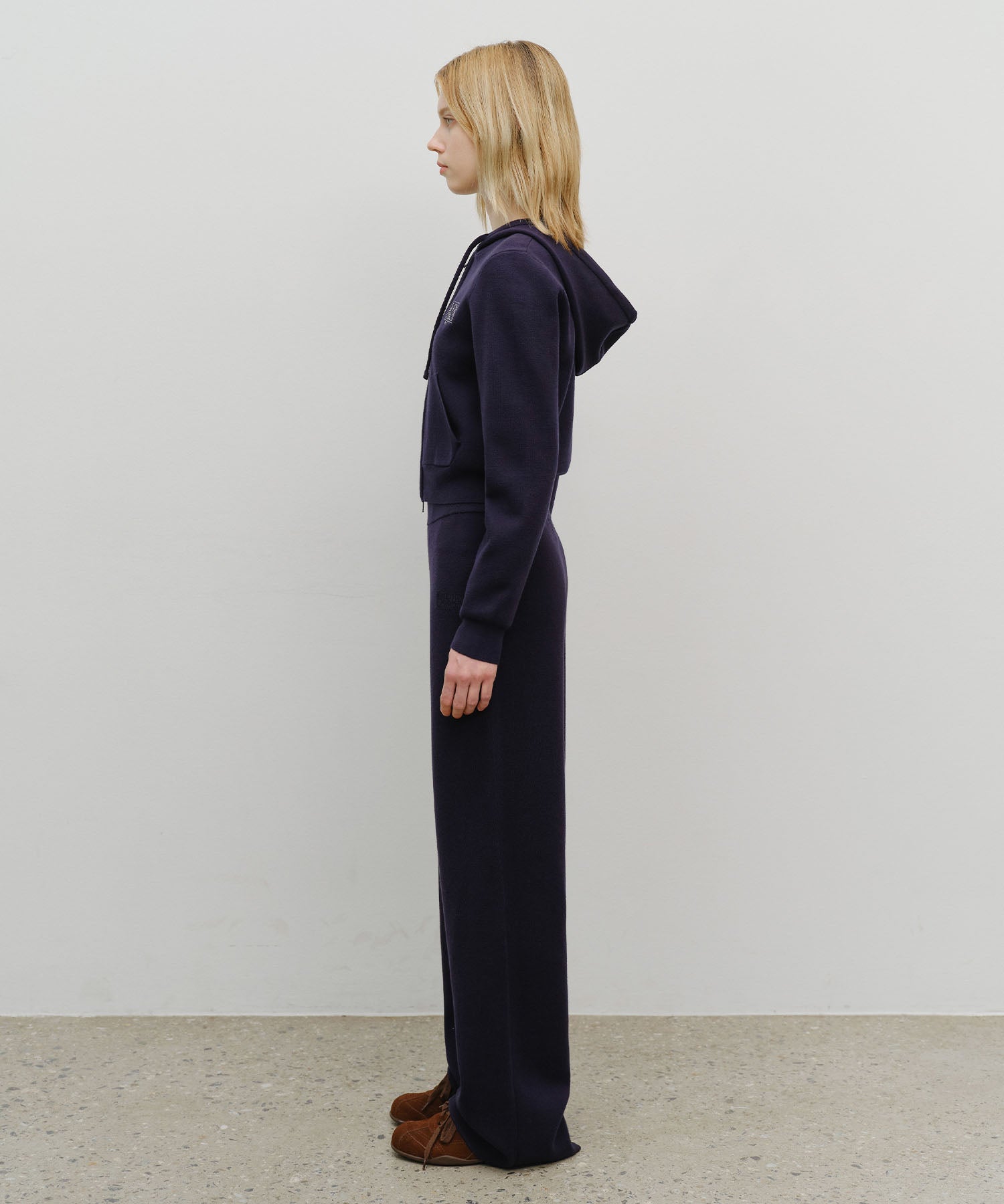 W CLASSIC LOGO KNIT PANTS