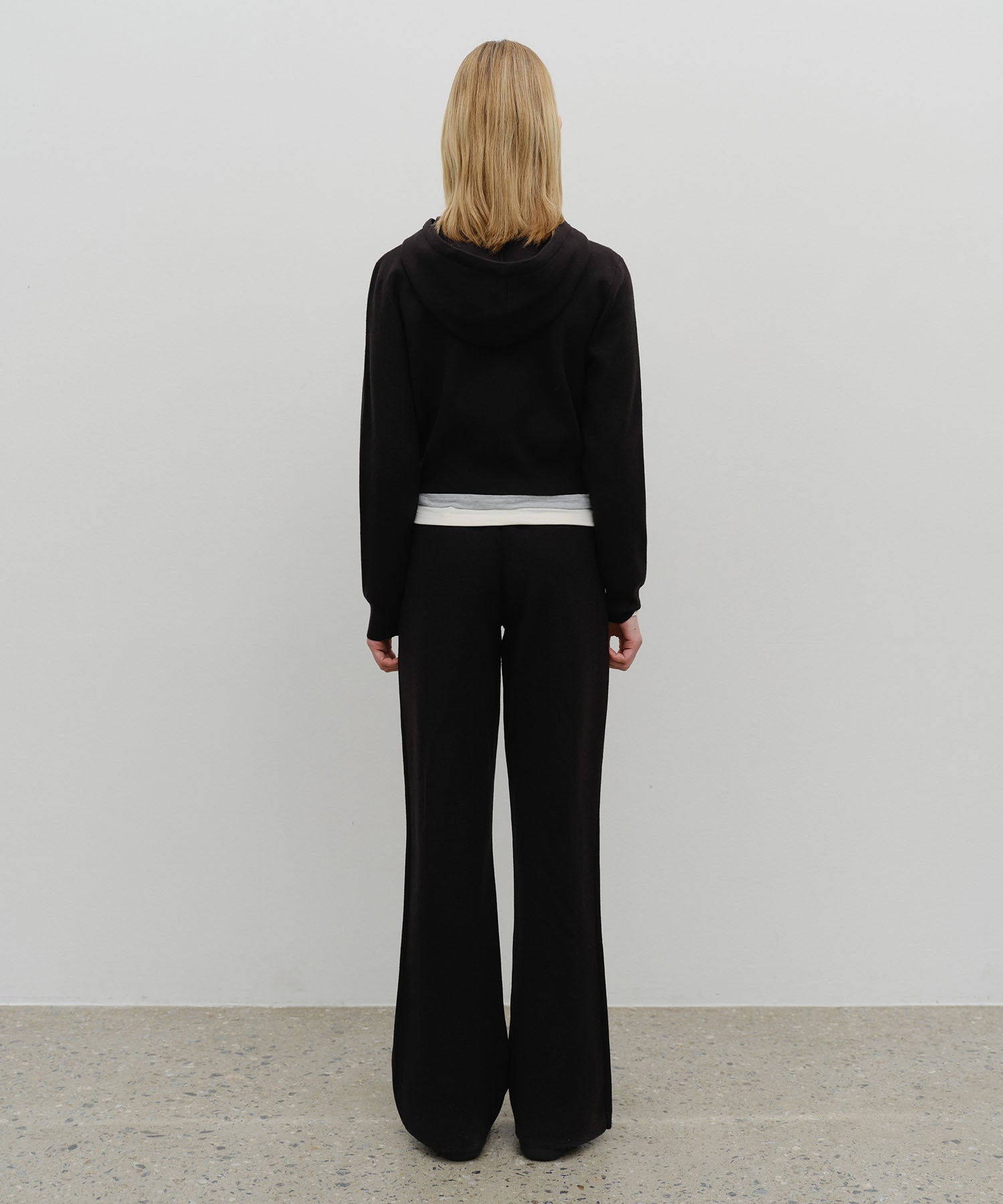 W CLASSIC LOGO KNIT PANTS