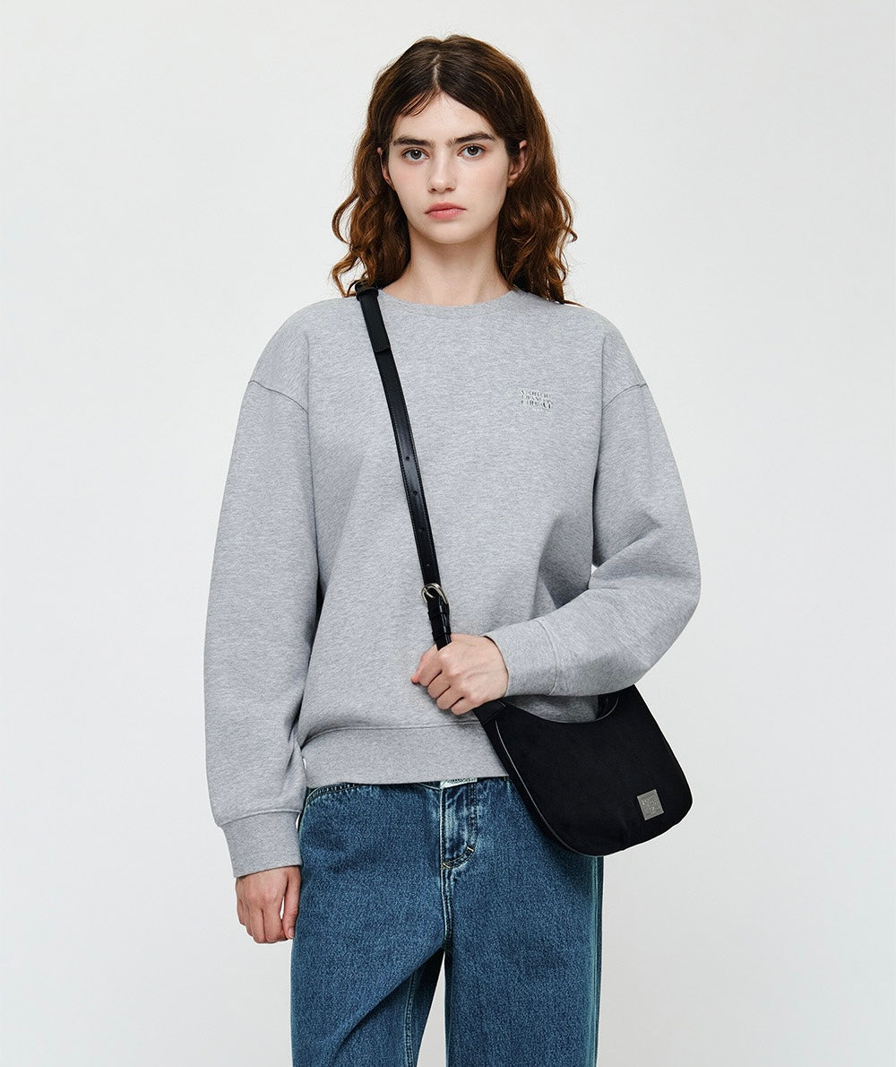 CLASSIC LOGO HALF MOON 2-WAY CROSS BAG