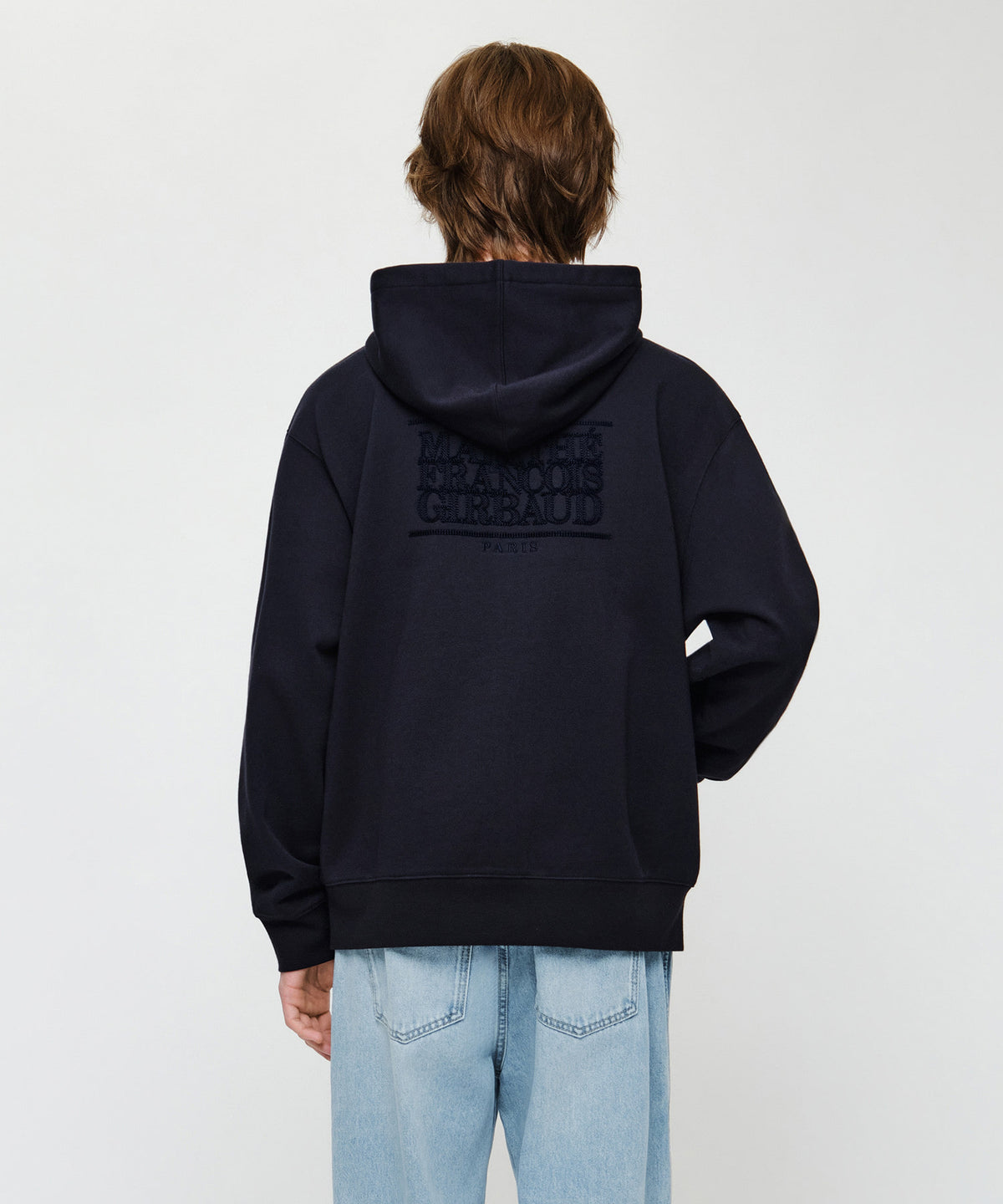 BACK CLASSIC LOGO HOODIE ZIPUP