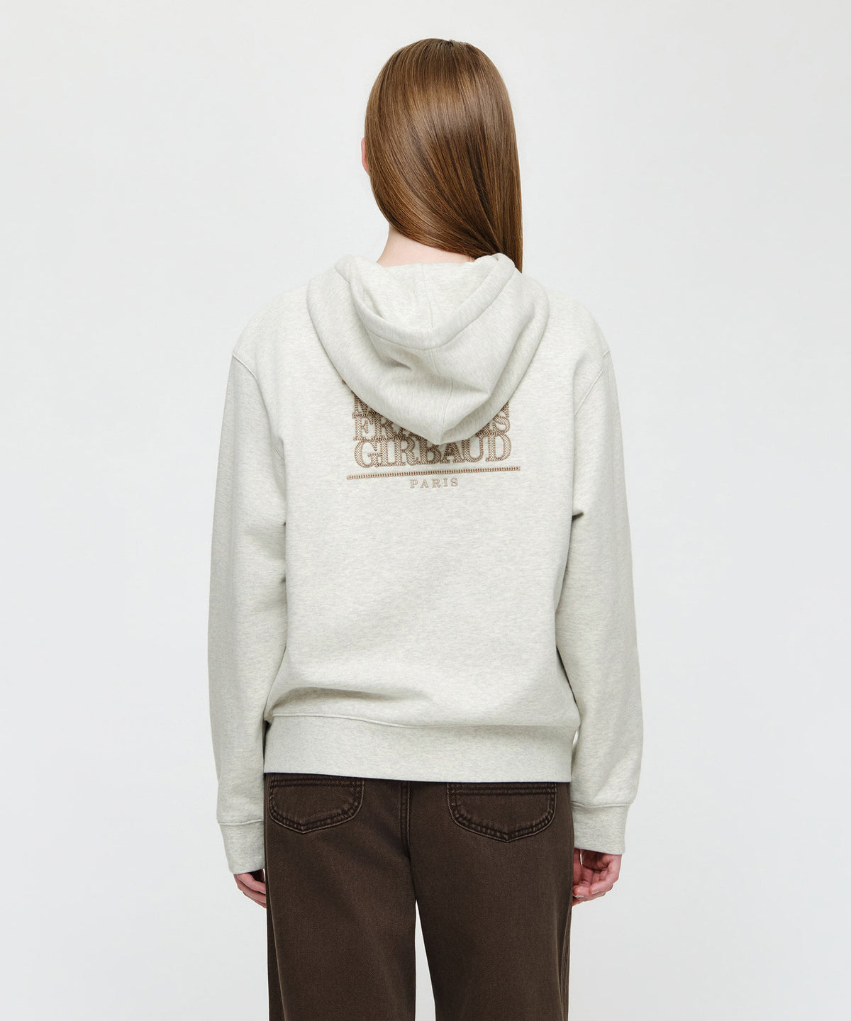 BACK CLASSIC LOGO HOODIE ZIPUP